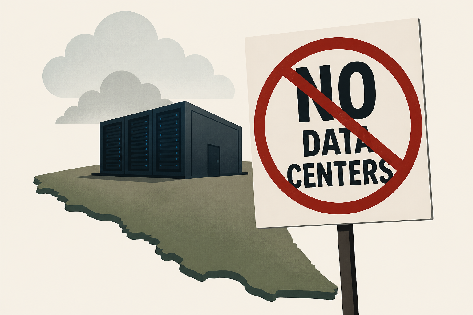 As Trump pushes for data centers, voters in key midterm races say they don’t want them