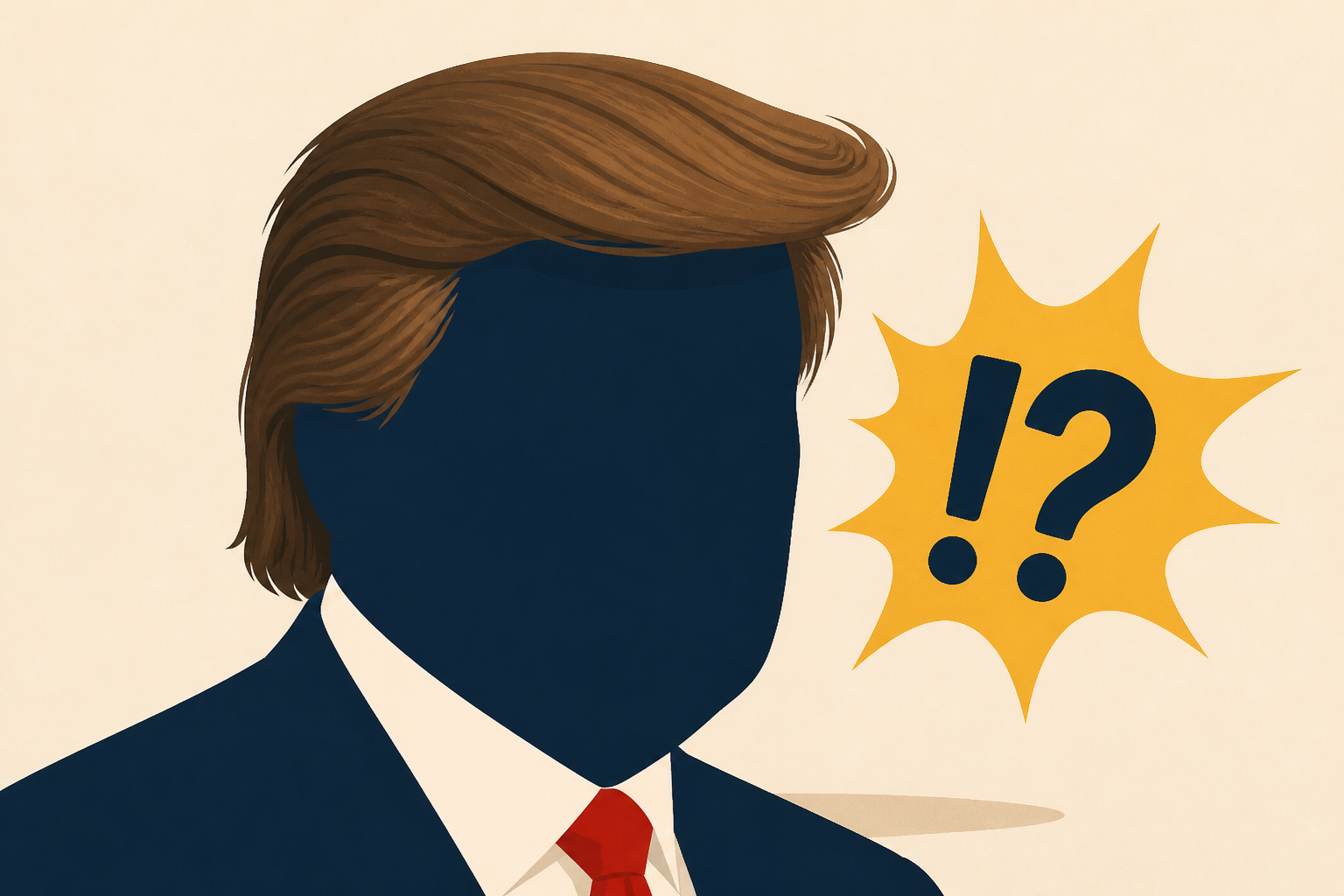 President Trump debuts new brown hairdo - and people are shocked