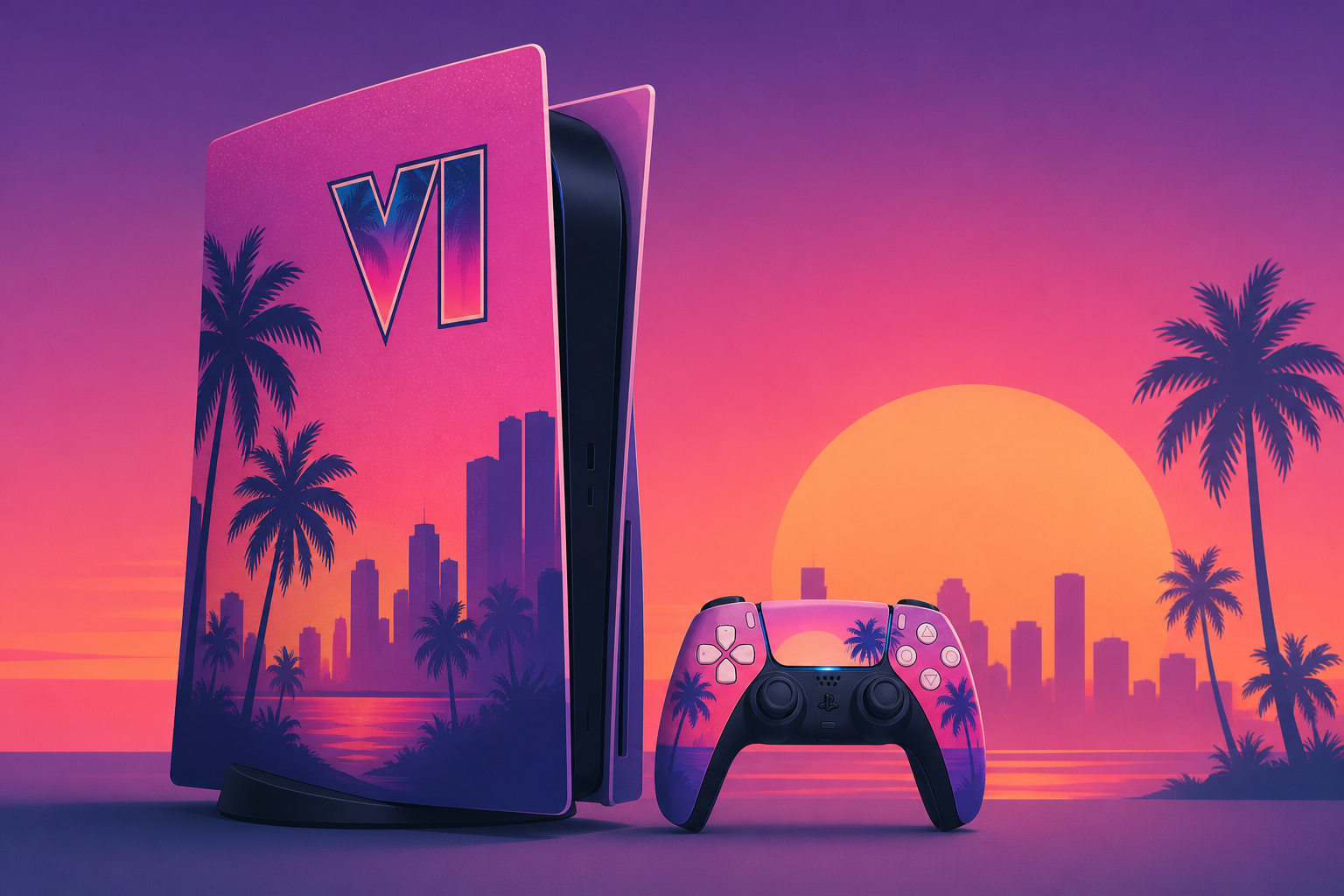 Sony is preparing limited edition PlayStation 5 consoles in the style of GTA 6.