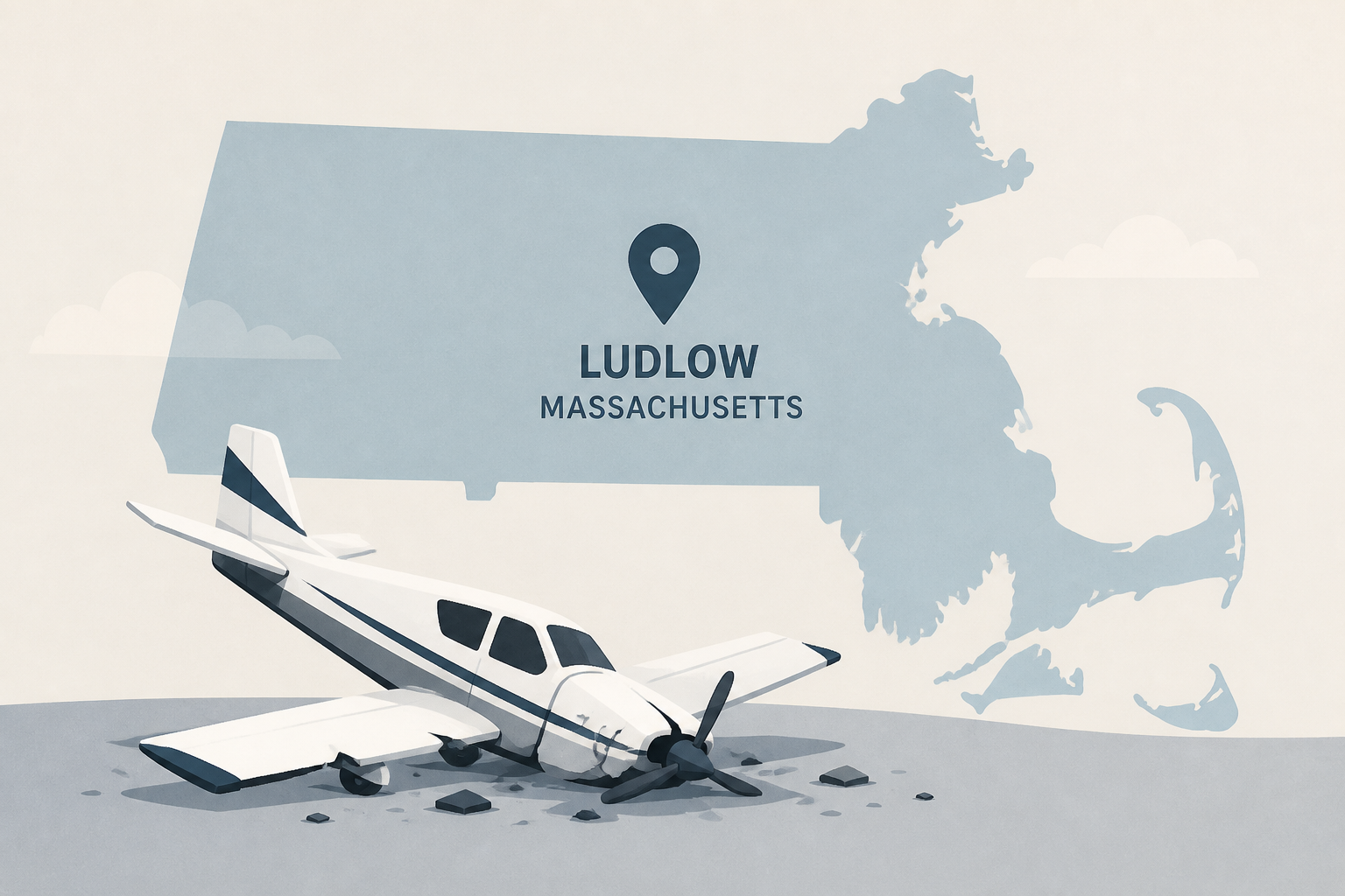 Small plane crash reported in Ludlow Massachusetts