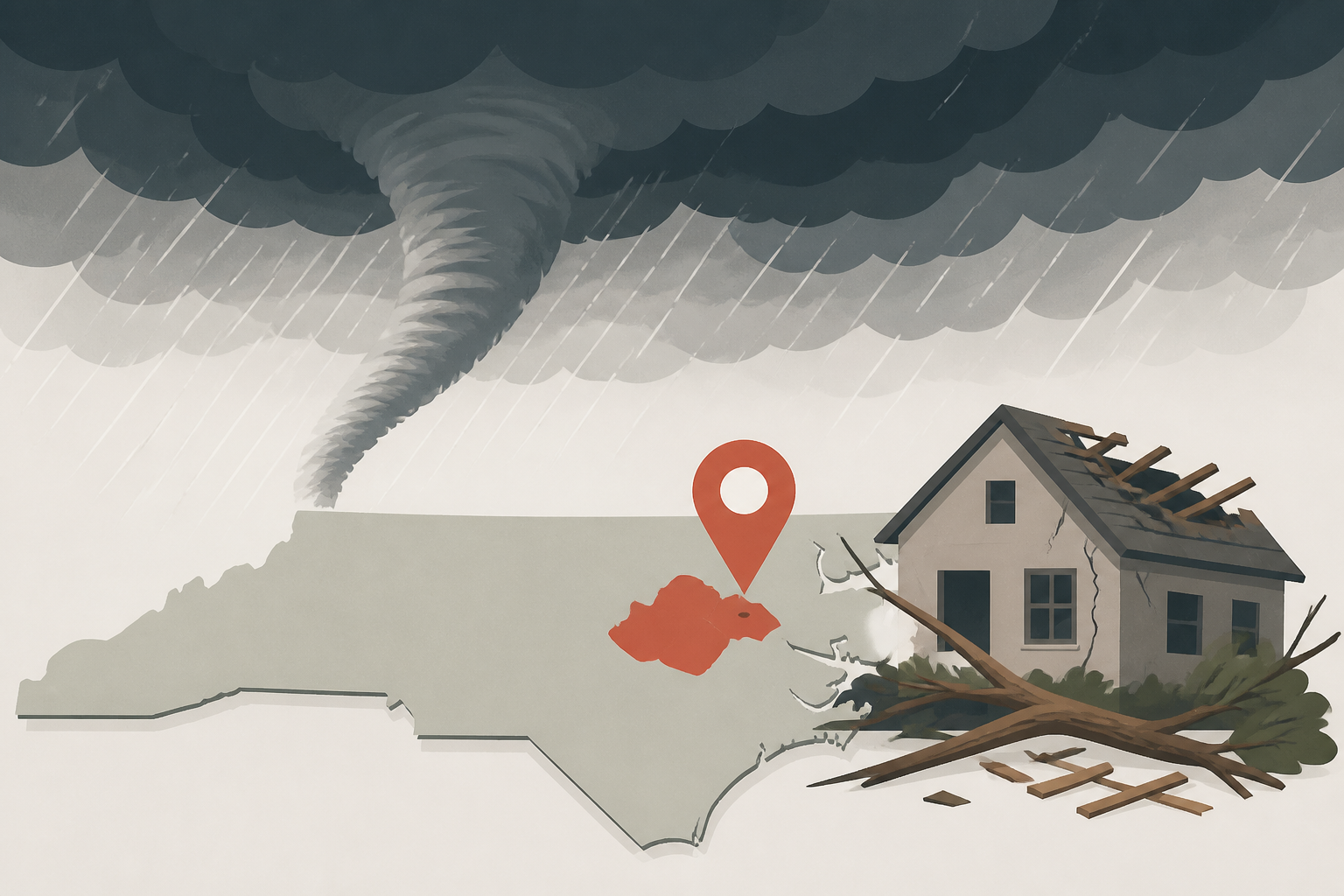 Severe weather storms through parts of Central NC, leaves trail of damage; Wendell hit hard