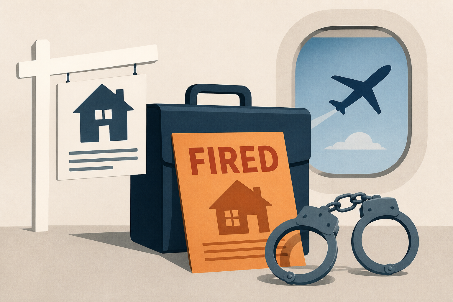 Tucson man arrested on flight fired from real estate job