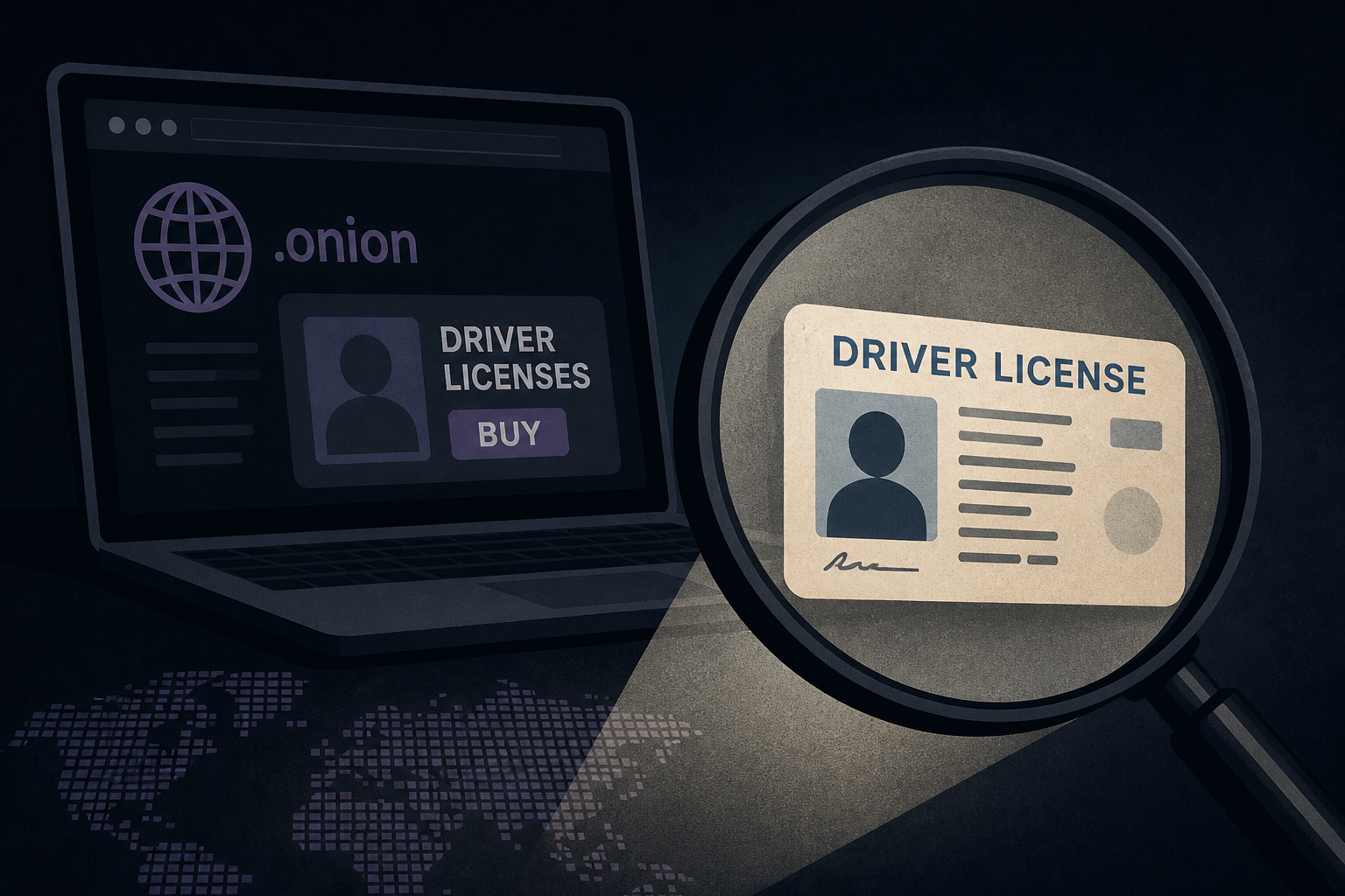 FBI investigates dark web sale of driver licenses
