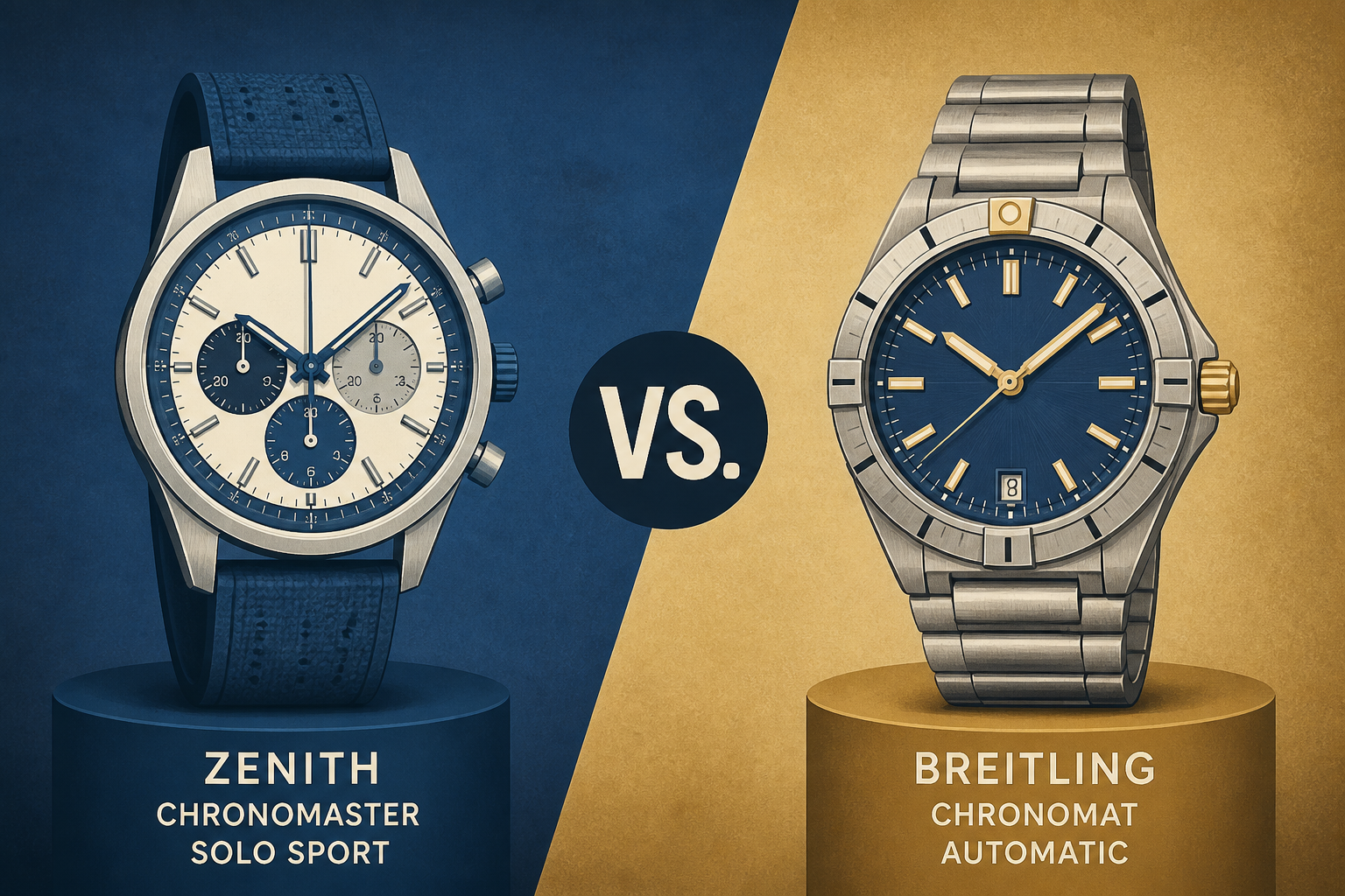 Zenith Chronomaster Solo Sport Vs. Breitling Chronomat Automatic