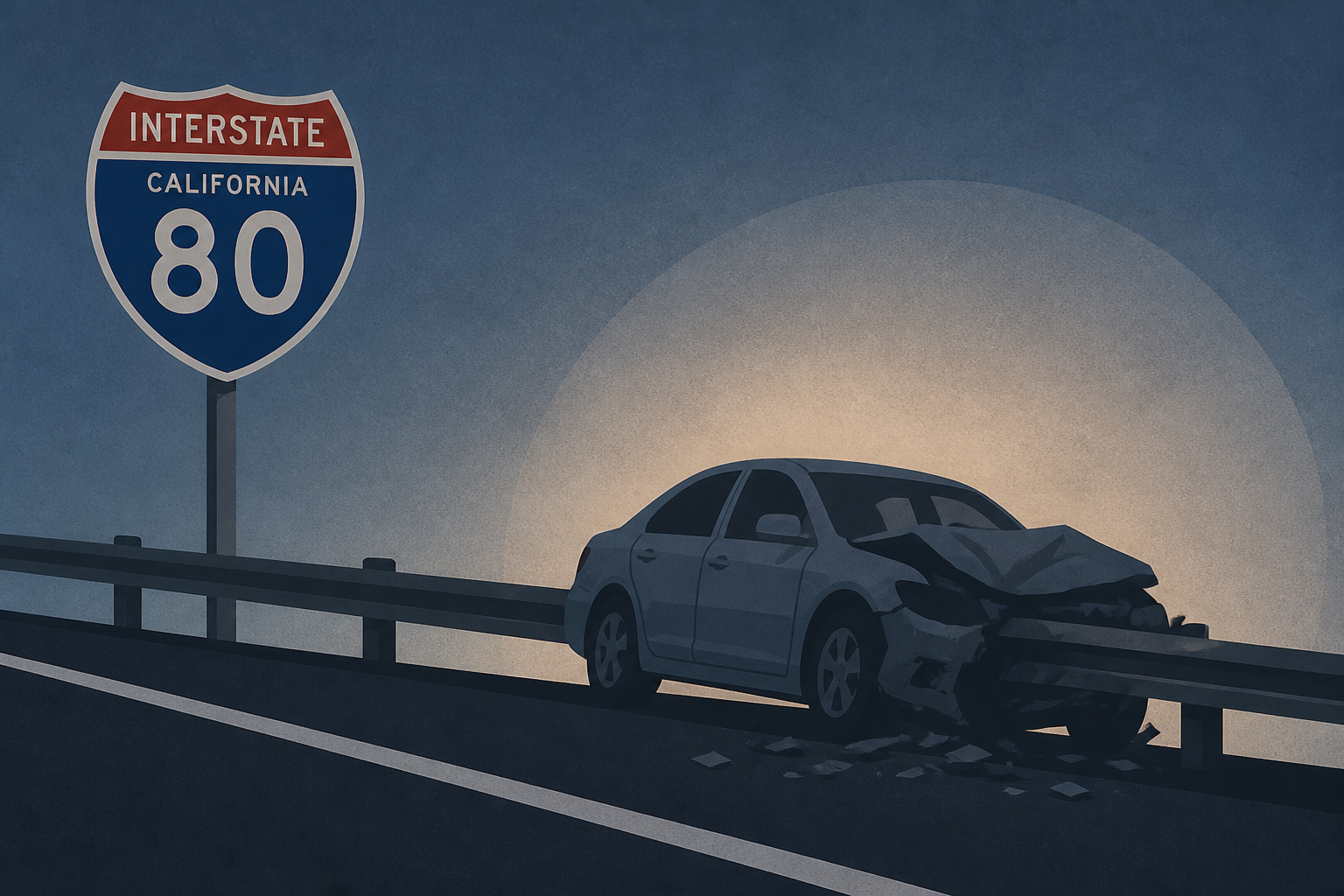 2 killed in single-vehicle Solano County crash on I-80