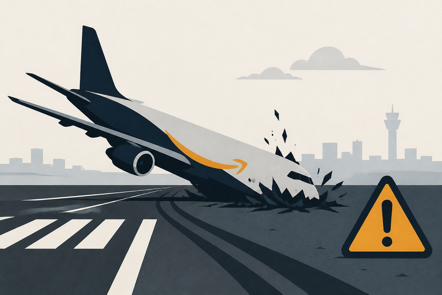 Amazon cargo plane crashes after overshooting Miami airport runway; at least 5 killed