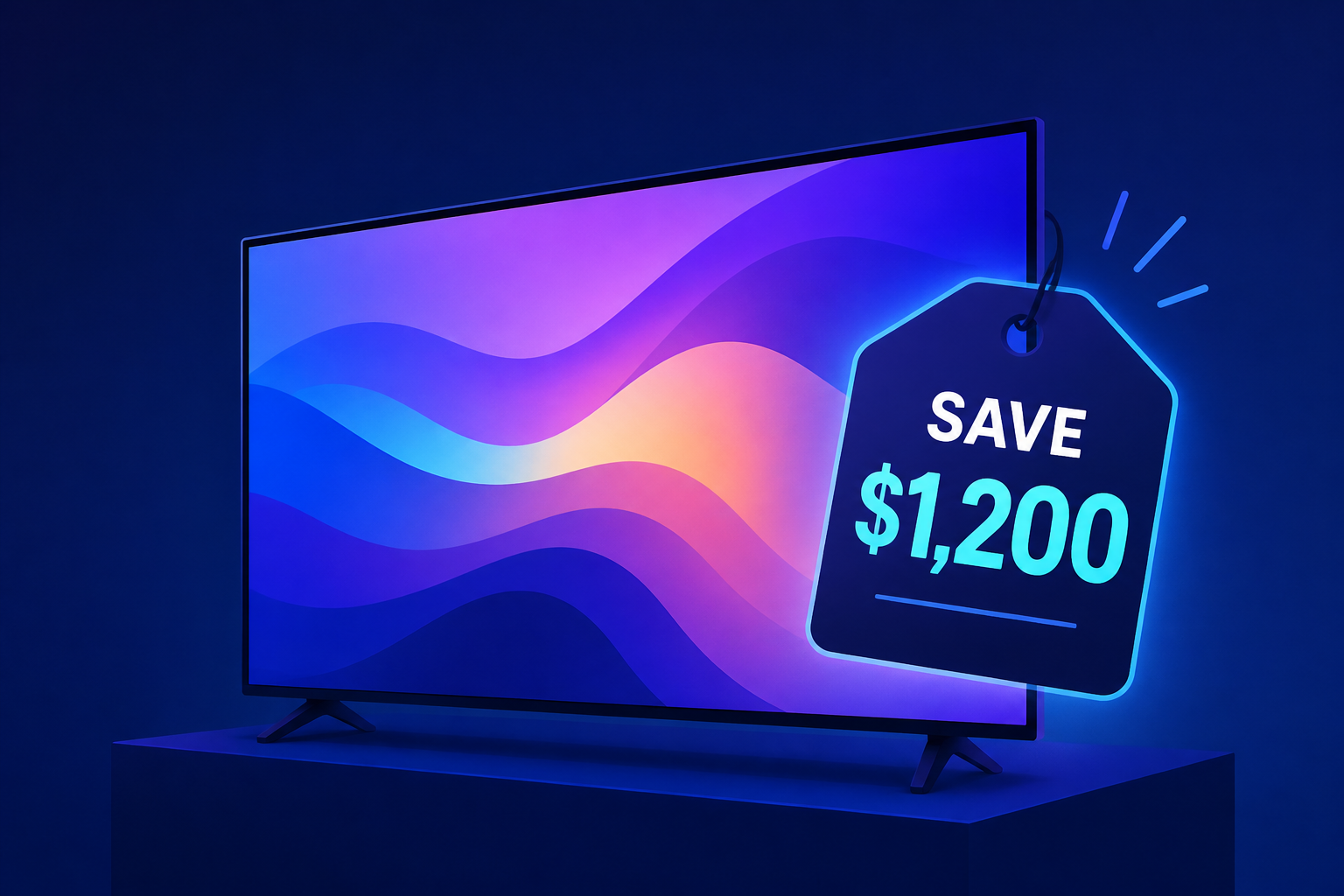 This Samsung TV deal stopped me mid-scroll. Save $1,200 right now