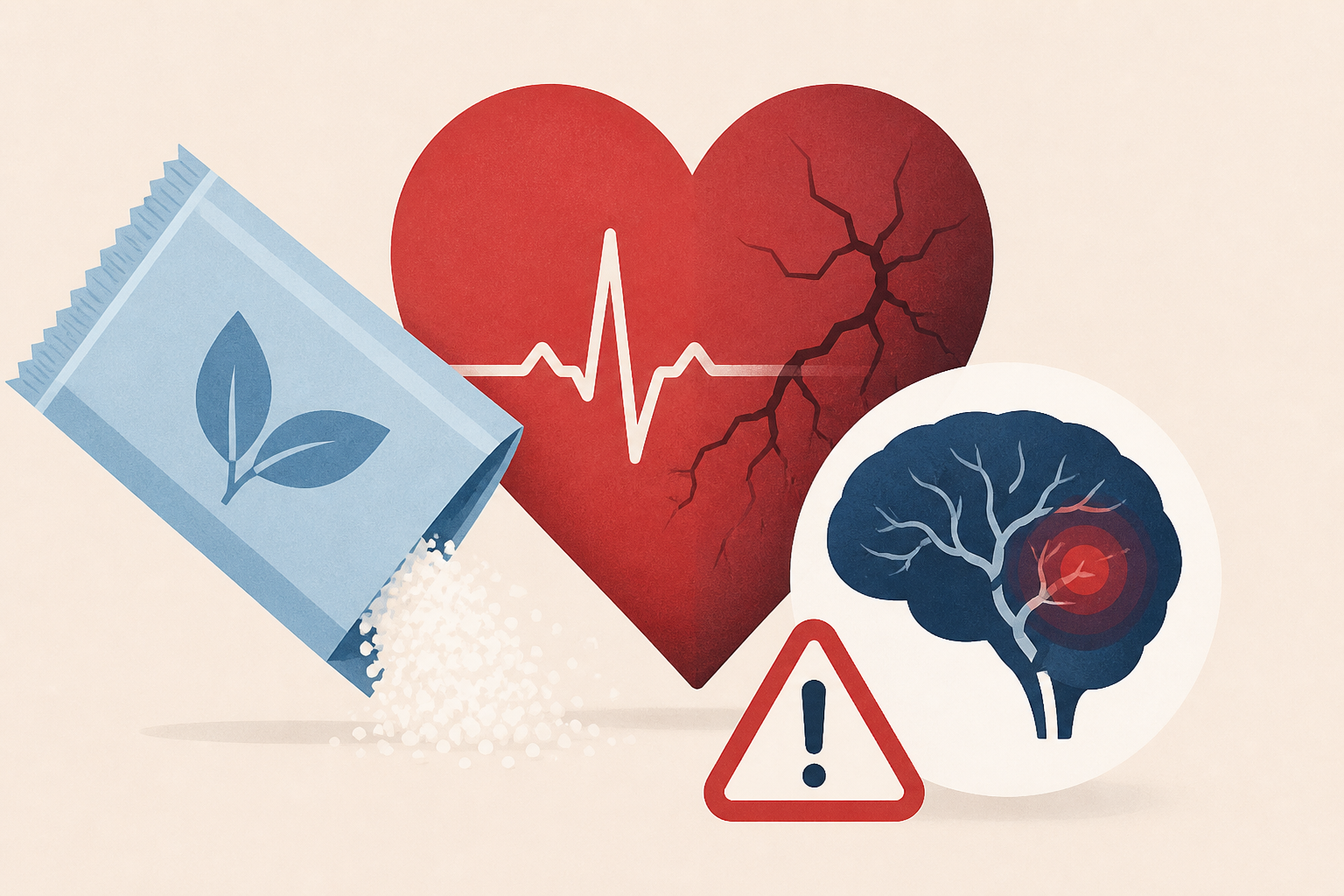 New study links artificial sweetener to heart attack, stroke risk