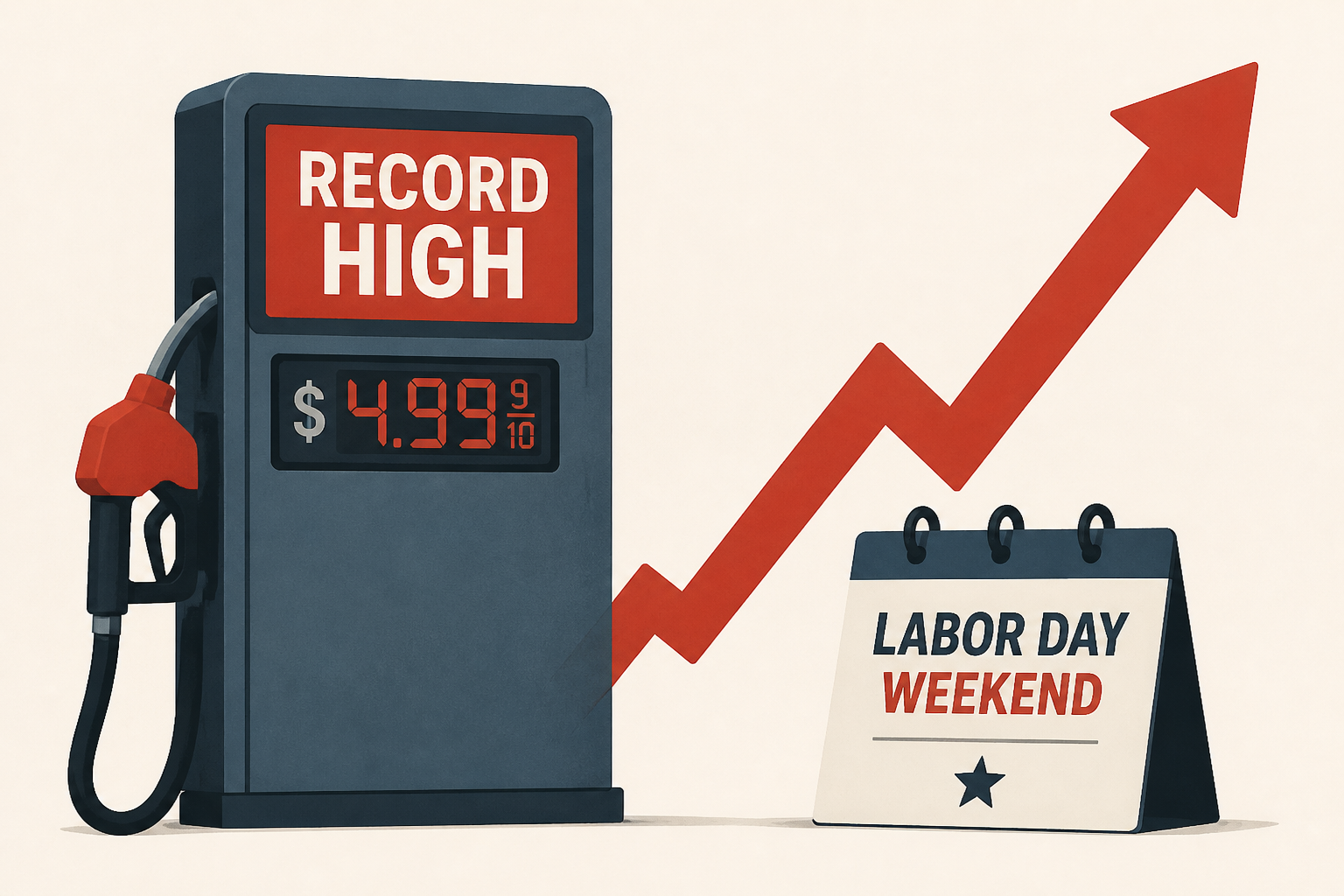 US fuel prices hit record high for Labor Day weekend