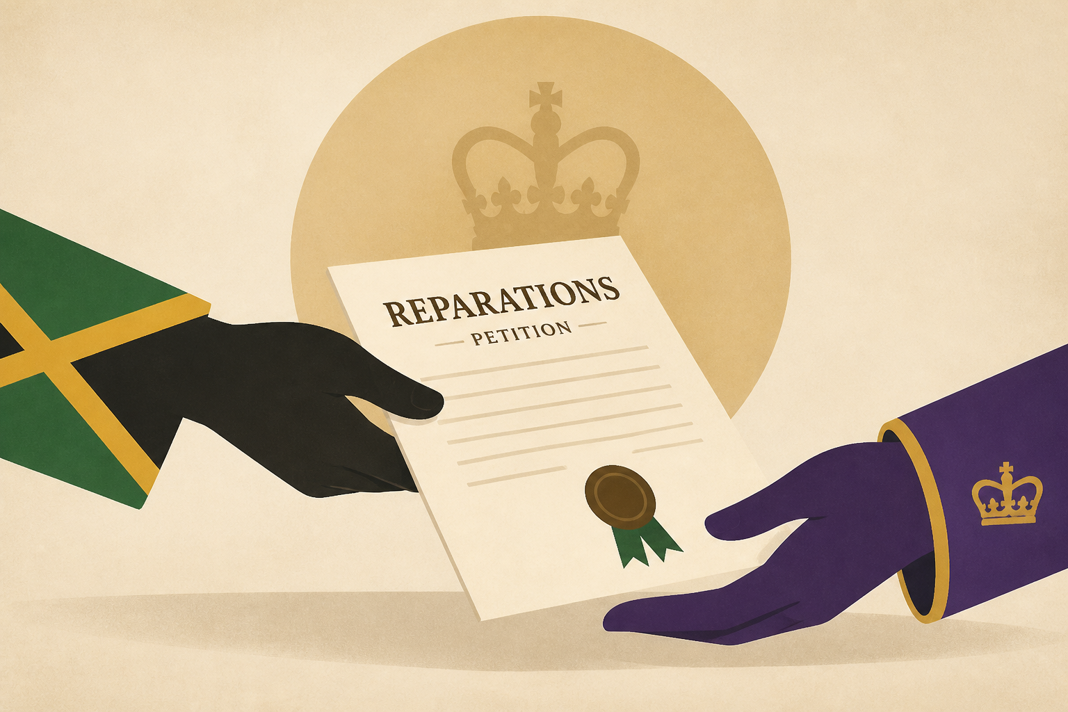 Jamaican officials to hand reparations petition to King Charles