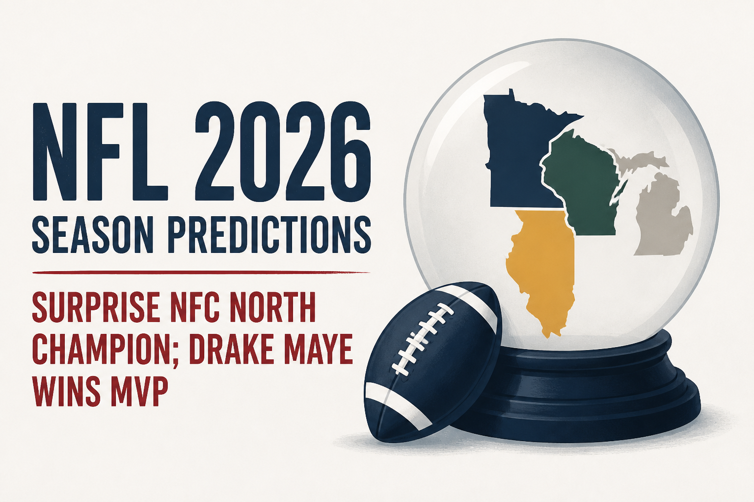 Bold NFL 2026 season predictions: Surprise NFC North champion; Drake Maye wins MVP