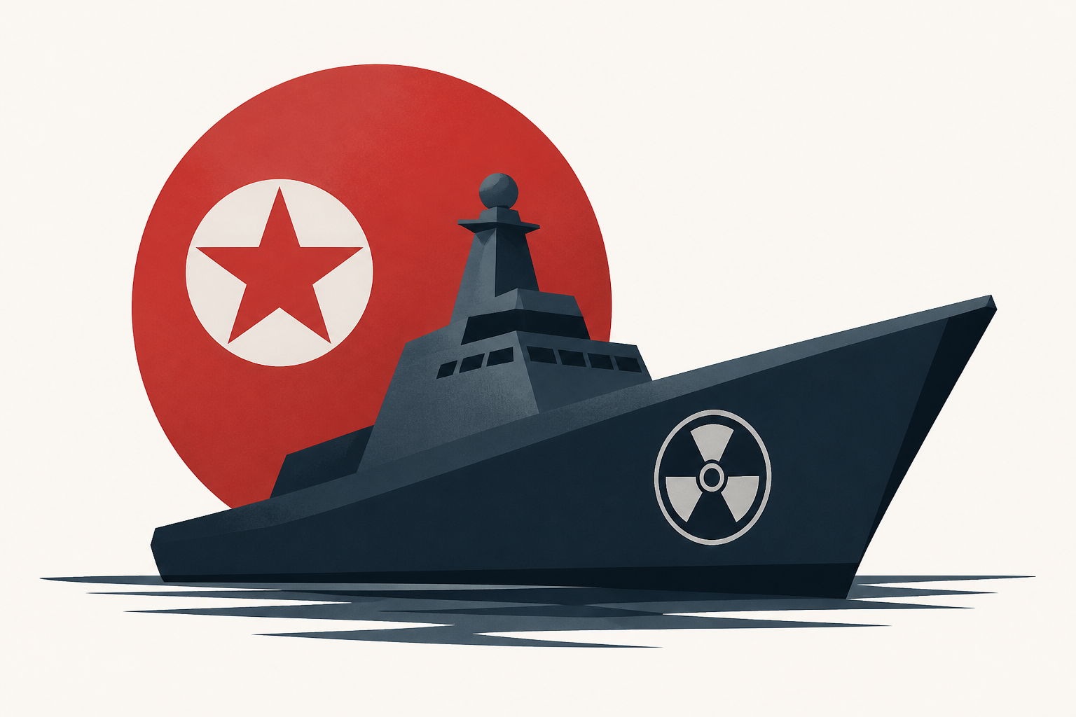 Nuclear-capable warship that capsized when launched finally joins North Korea’s fleet