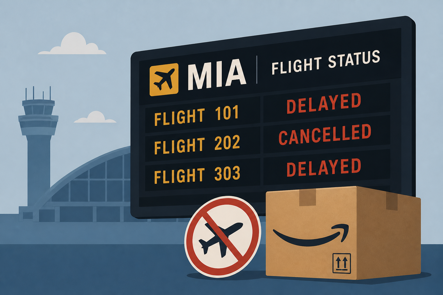 Delays, cancellations continue at MIA following Amazon cargo plane crash that killed 5 people