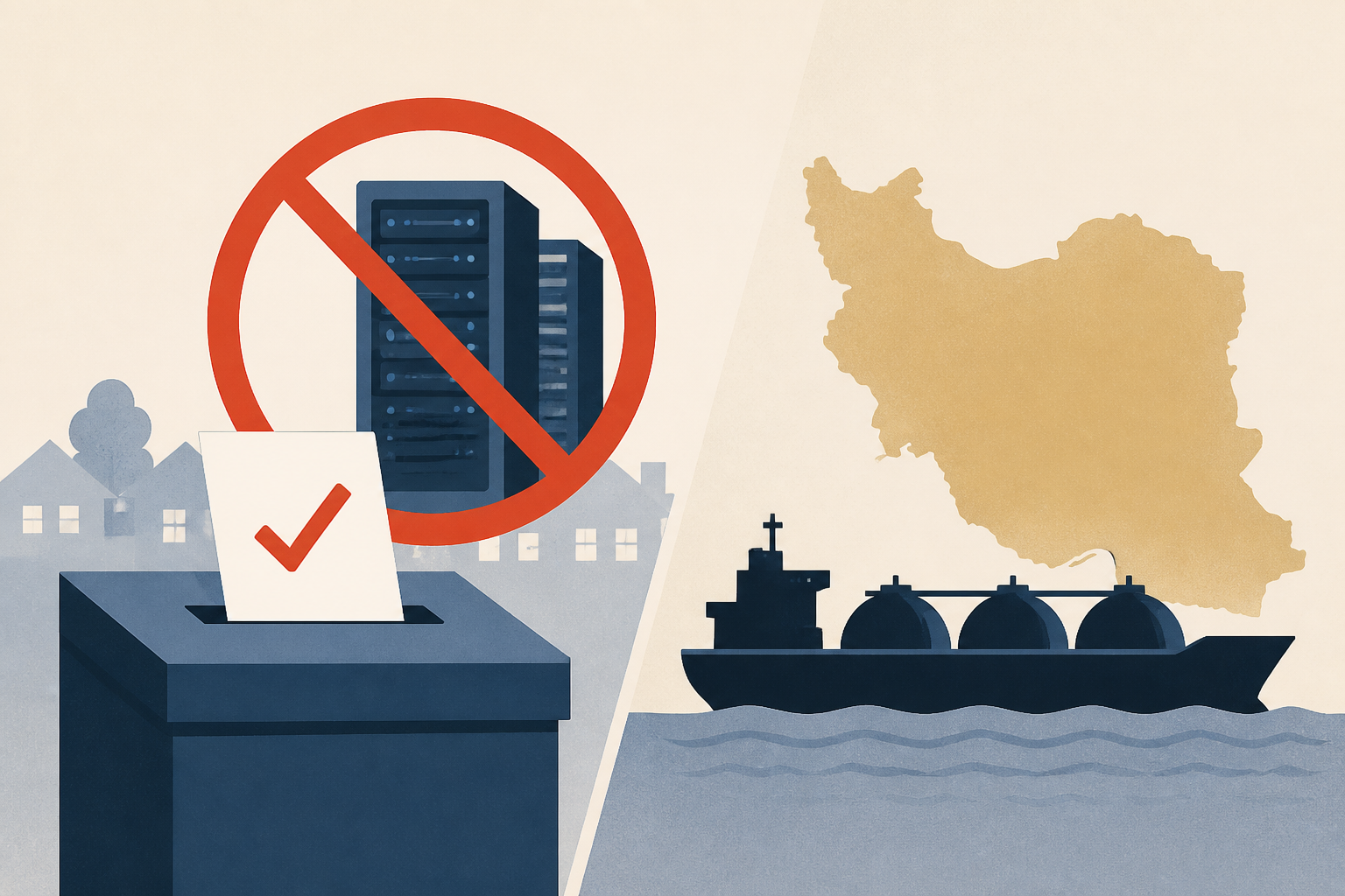 Voters in key midterm races push back on data centers, and the U.S. strikes Iranian oil tankers: Weekend Rundown
