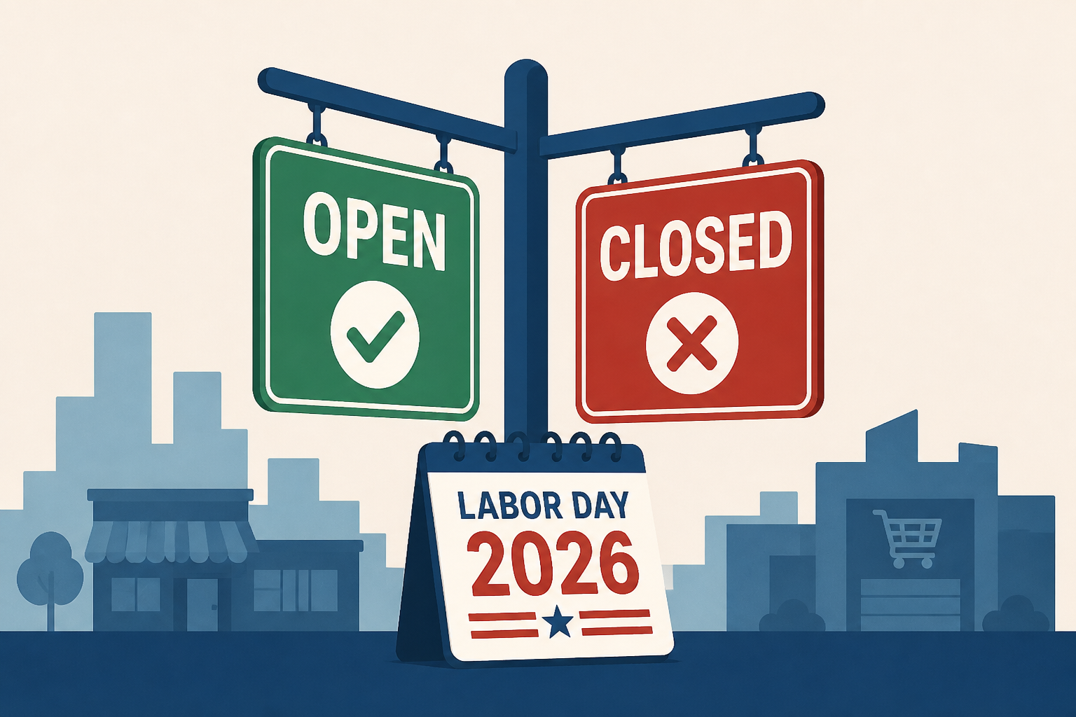 What's open and closed on Labor Day 2026? See which businesses are operating.