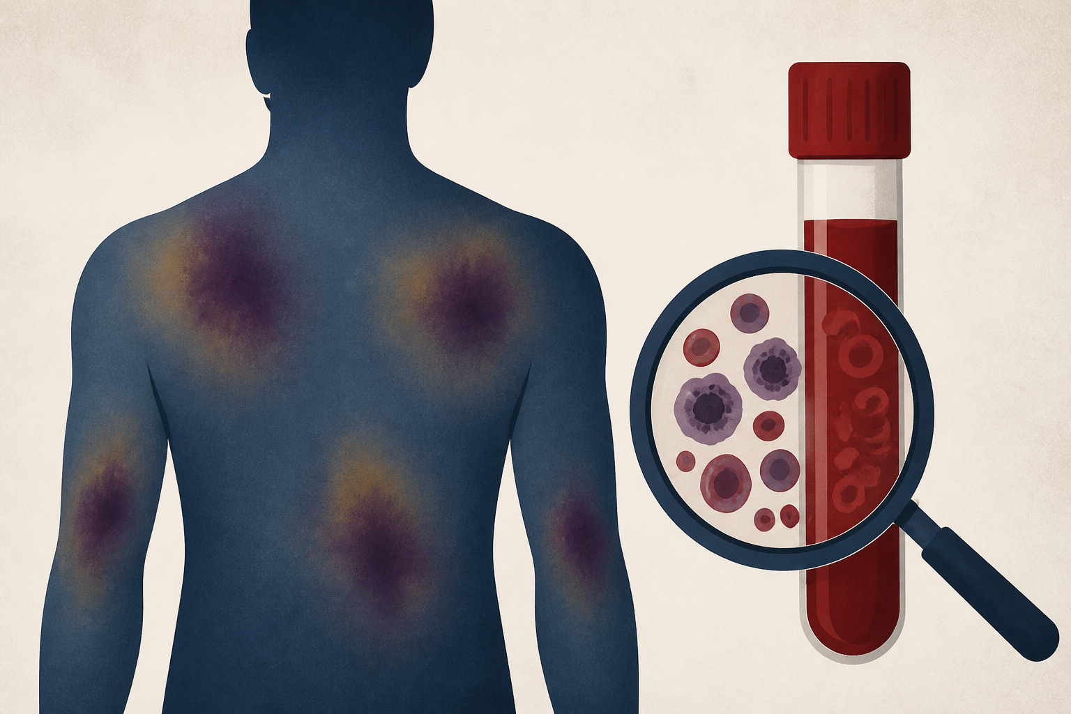 Man Can’t Explain Bruises on His Body-Blood Test Reveals Devastating Truth