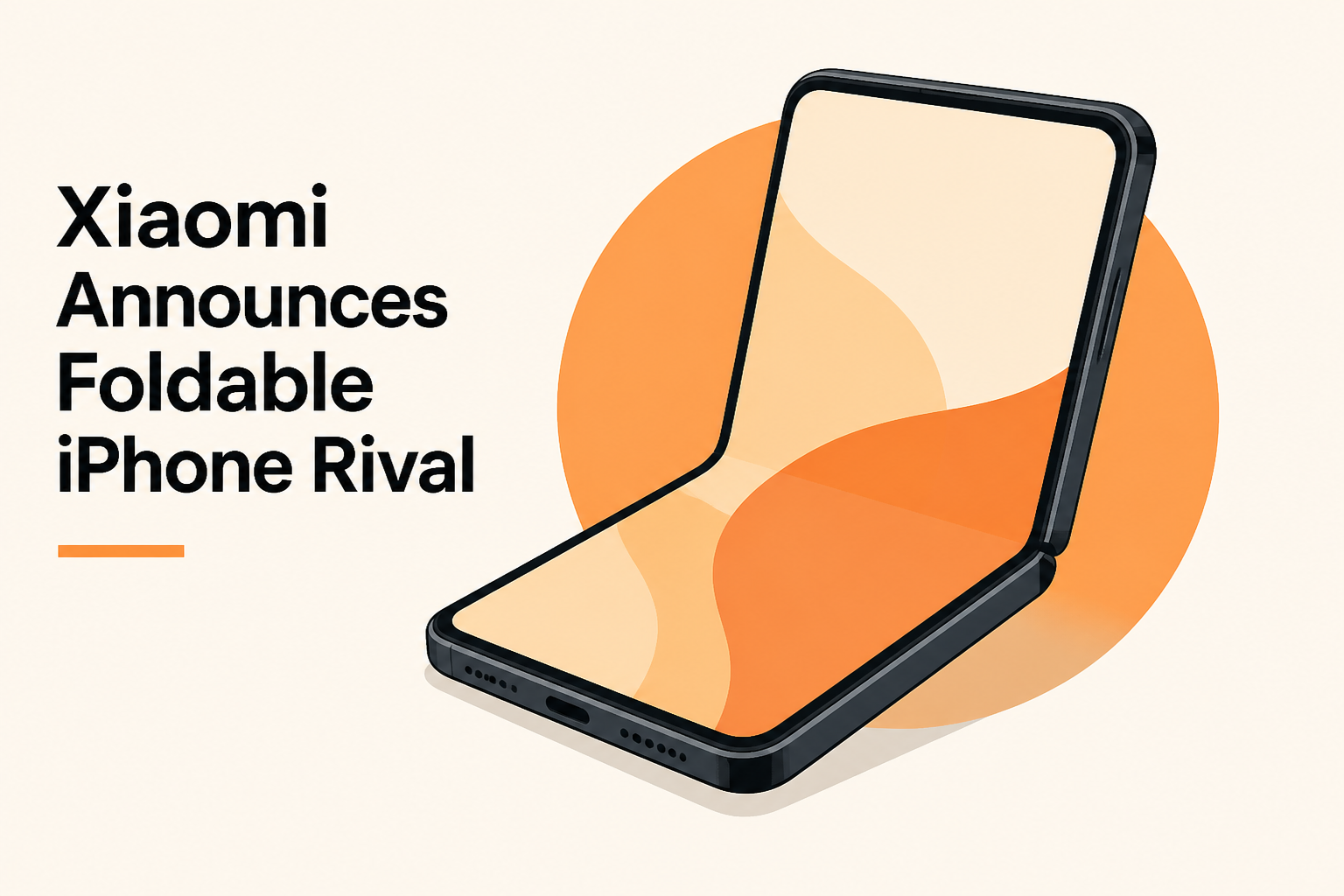 Xiaomi Announces Foldable iPhone Rival