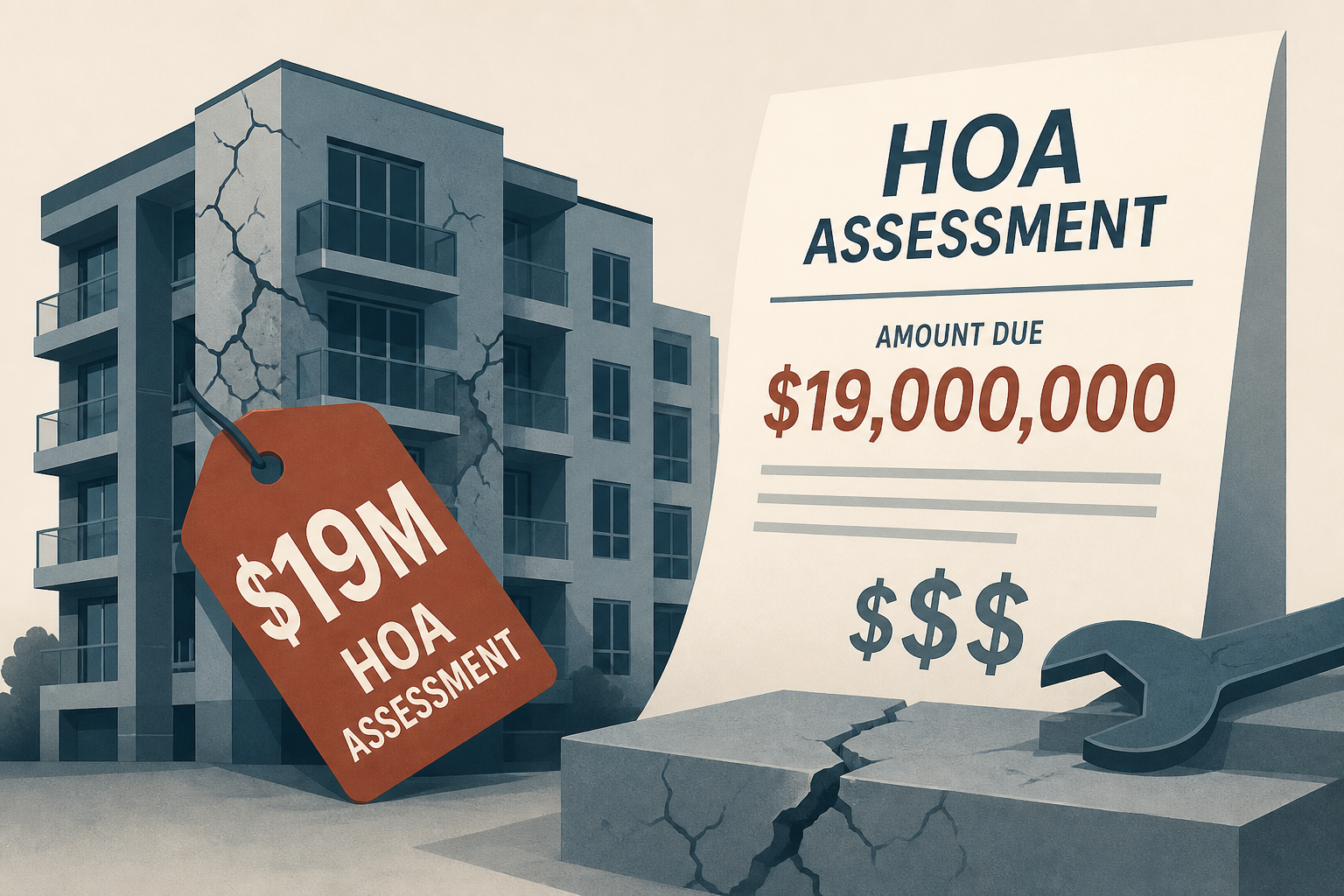 California condo owners face massive $19M HOA assessments for repairs