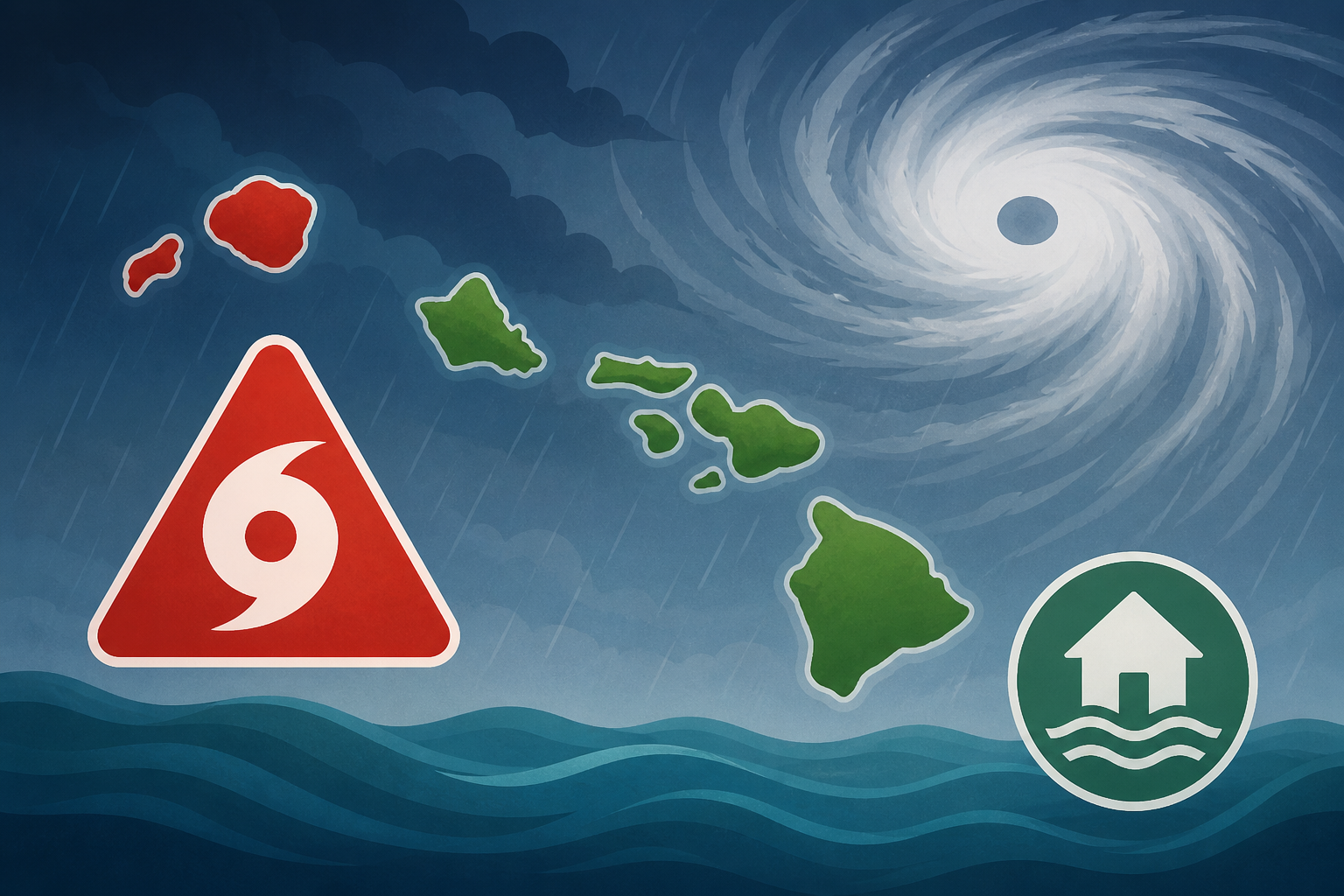 First Alert Forecast: Hurricane Warning posted for Kauai and Niihau, Flood Watch posted for all islands