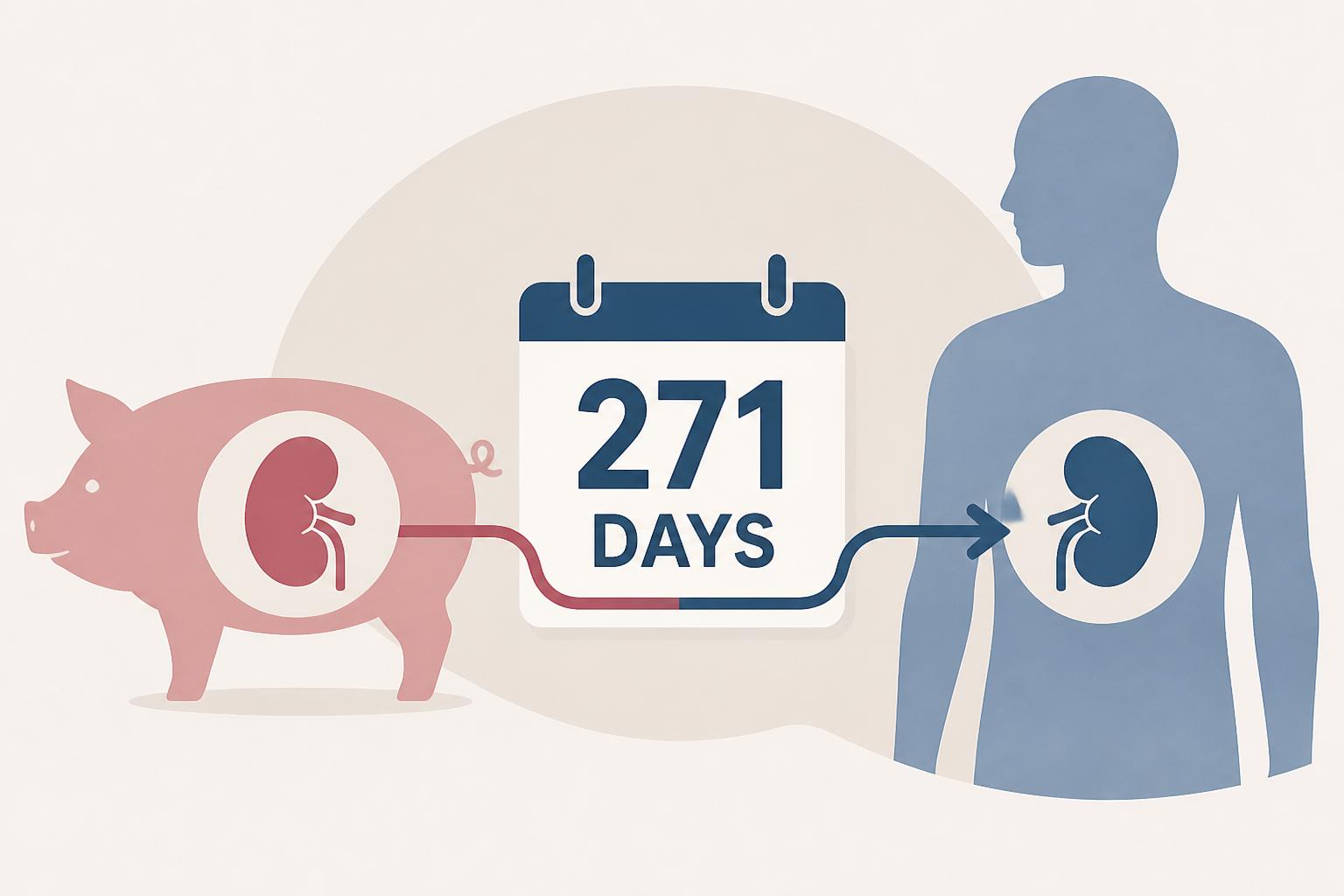 Man Successfully Kept Alive with Pig Kidney for 271 Days Until He Could Receive a Human One