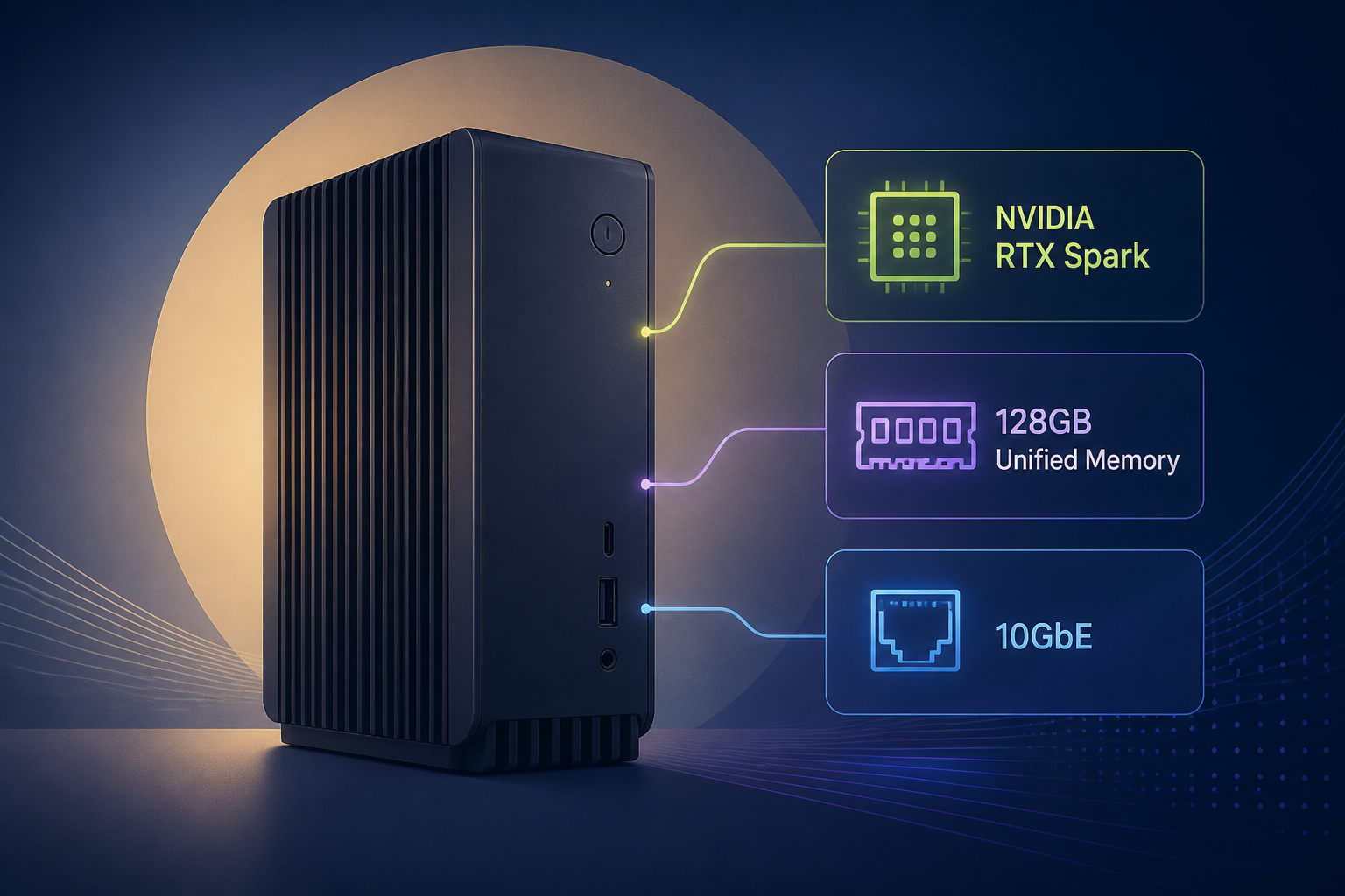 ASUS details ProArt GR1X mini PC with NVIDIA RTX Spark, 128GB unified memory and 10GbE