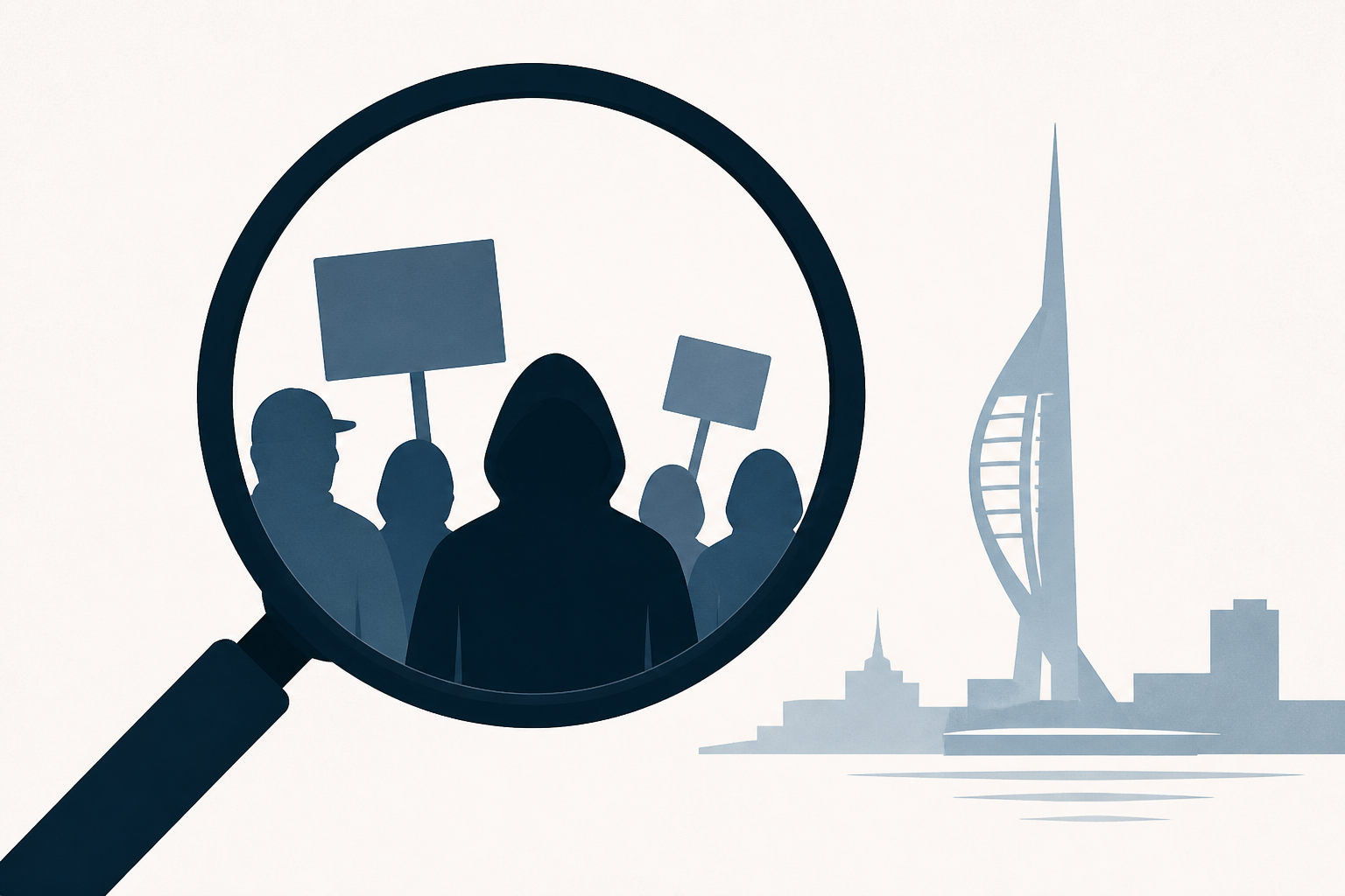 Police seek to identify protesters behind Portsmouth anti
