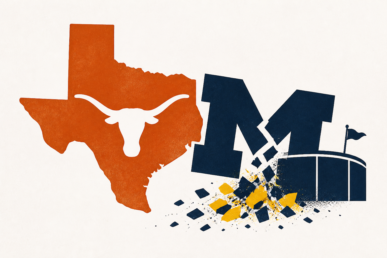 Texas' Steve Sarkisian 'Shocked' Michigan Fans Stormed Field After Controversial WMU Win