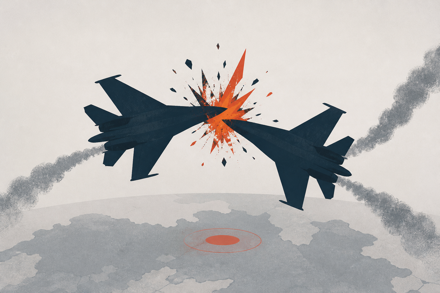 Russian stuff blowing up: Russian jets collide over Kursk