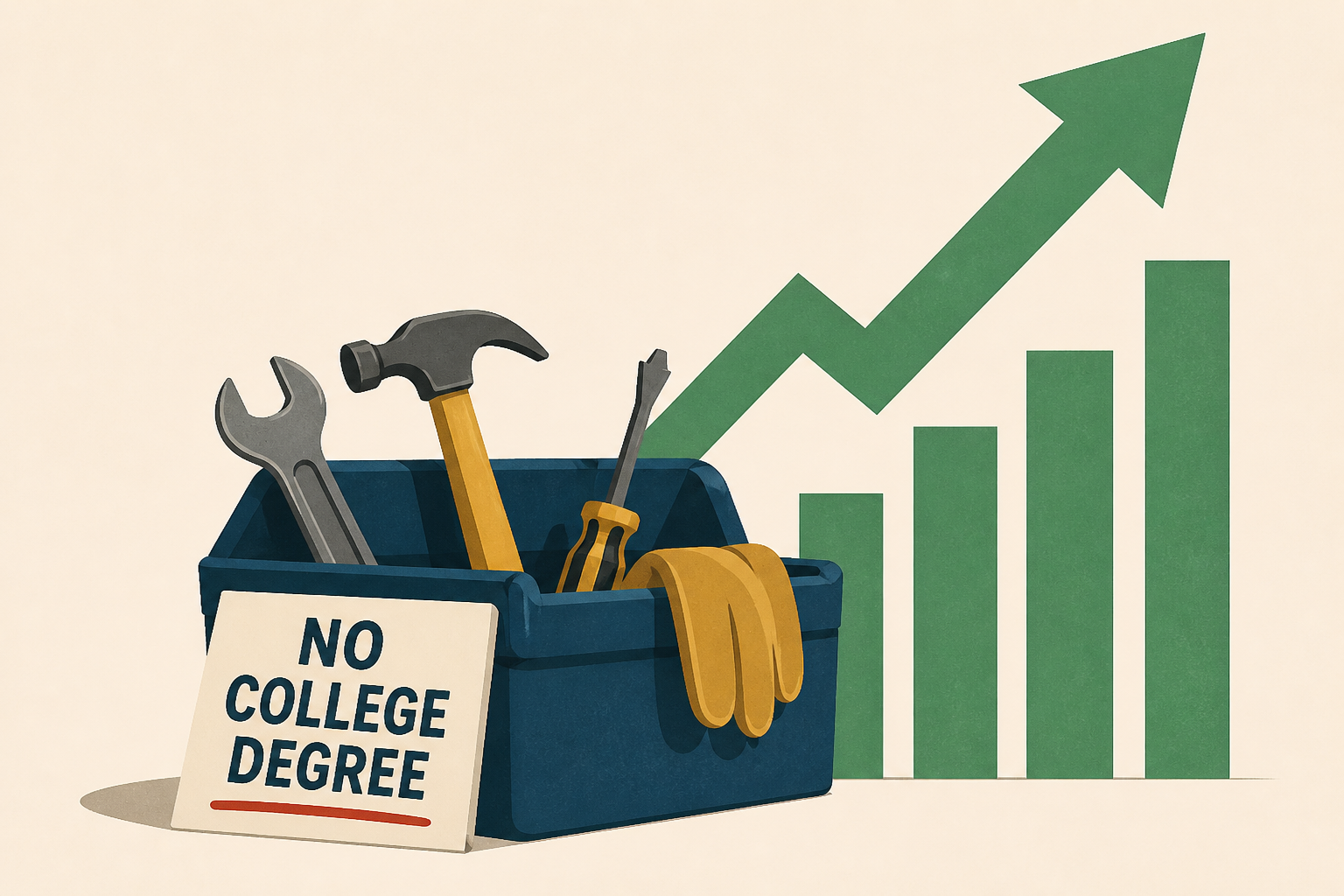 US job market is booming for people with no college degrees