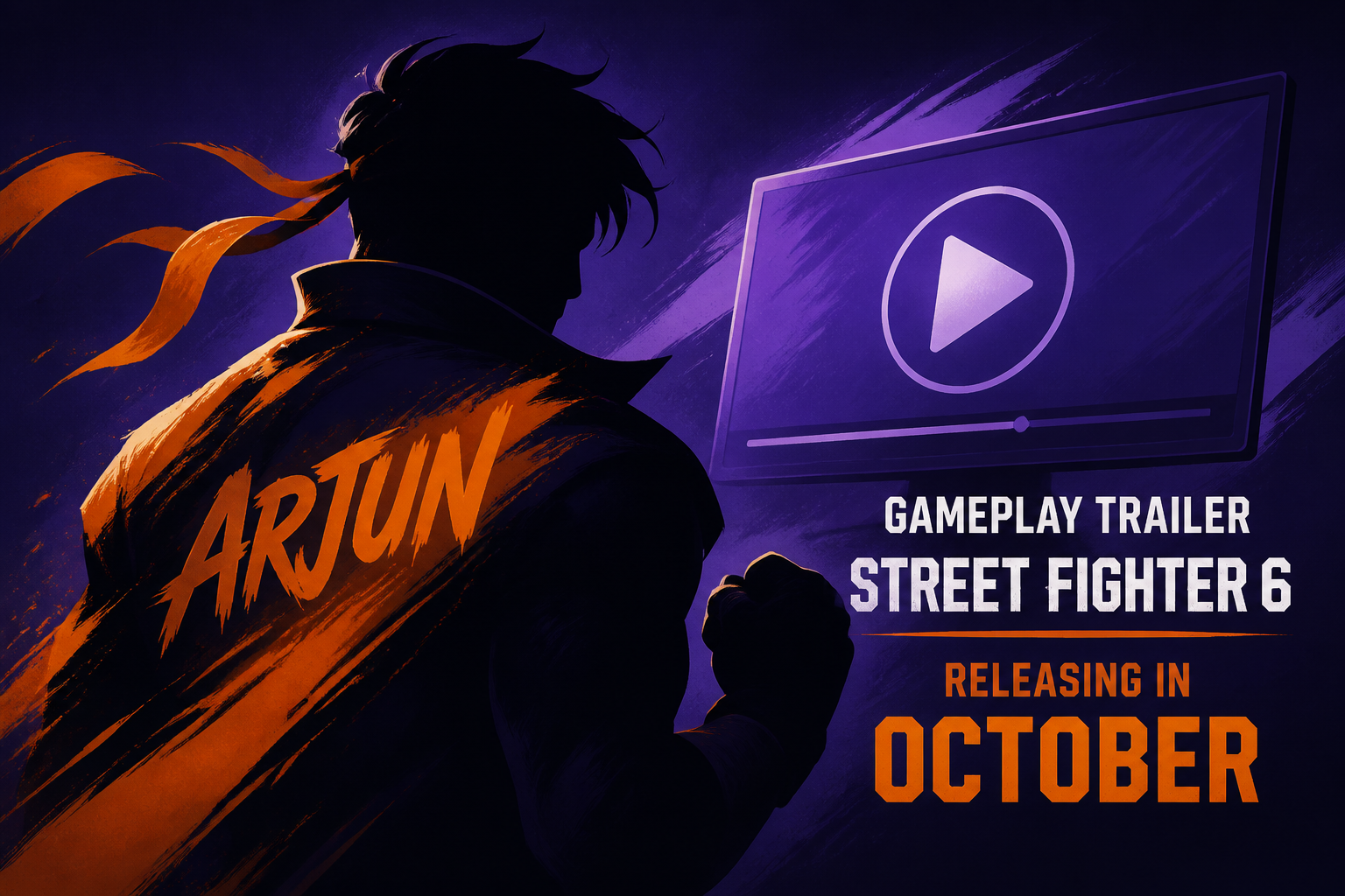 Arjun's gameplay trailer for Street Fighter 6, releases in October