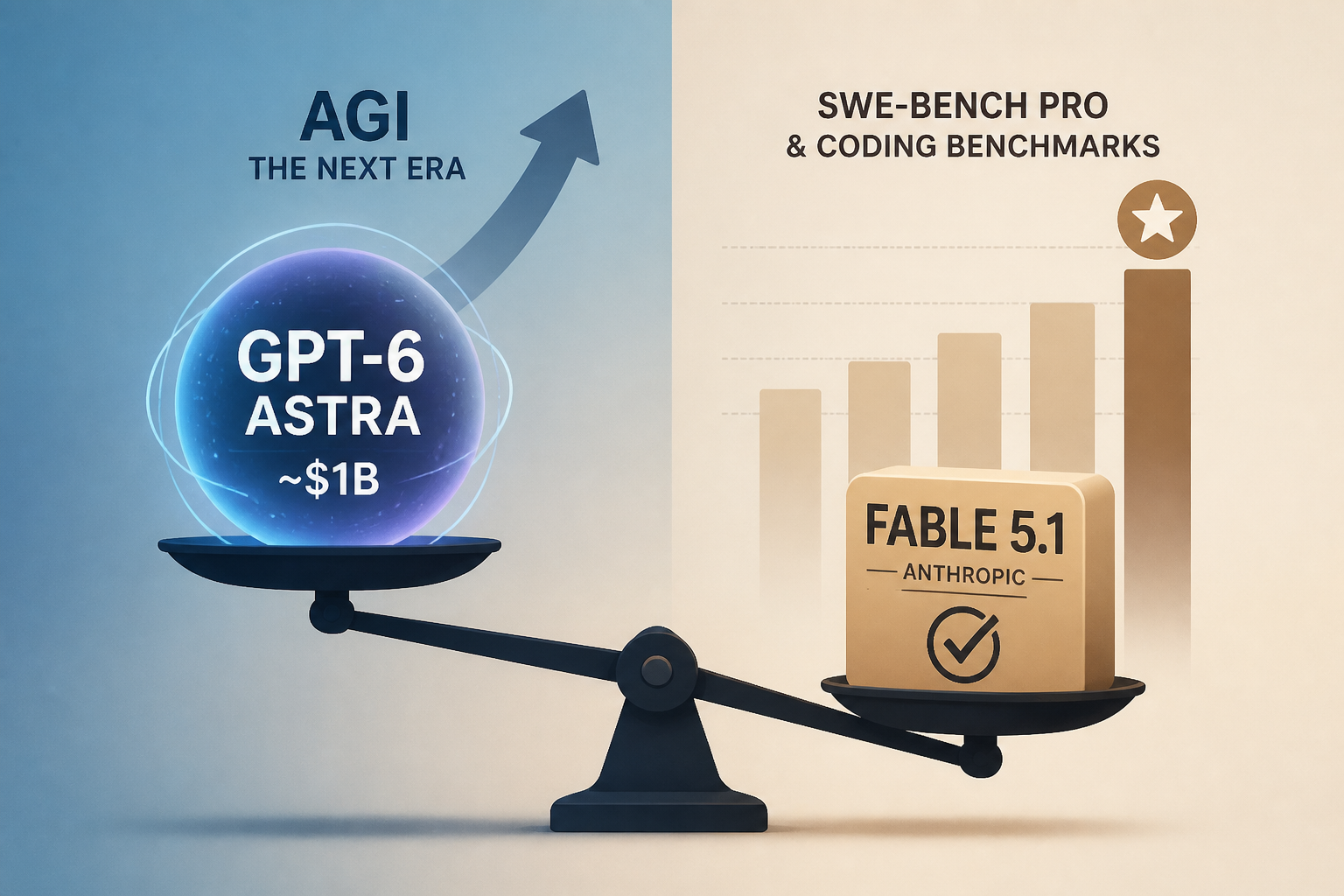 OpenAI's ~$1 Billion GPT-6 Astra Heralds The Age Of AGI, According To NVIDIA's Jensen Huang, Yet Anthropic's Fable 5.1 Still Beats It On SWE-Bench Pro And Coding Benchmarks