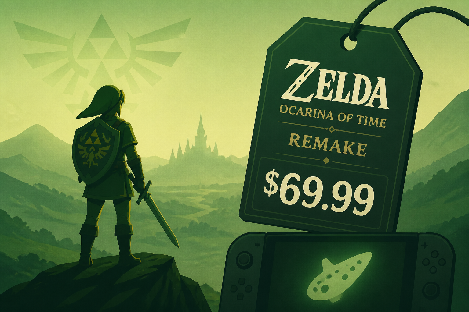 Nintendo reveals Zelda: Ocarina of Time remake price on Switch 2