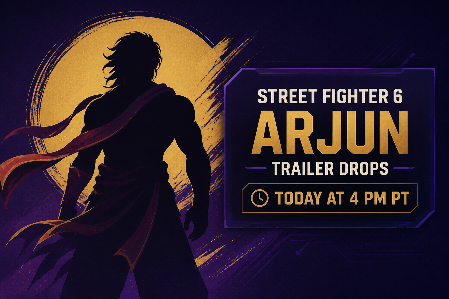 Street Fighter 6 Arjun Trailer Drops Today at 4 PM PT