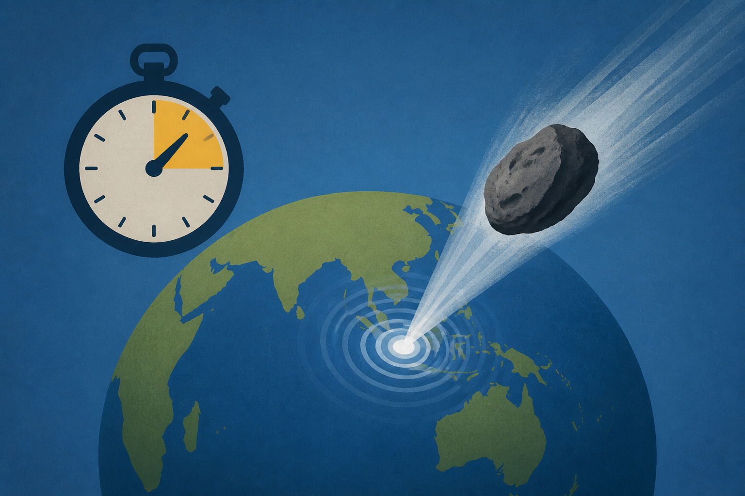Asteroid 2026 RW1 impacts Earth over Indian Ocean about 7 hours after discovery, becomes 13th known asteroid detected before impact