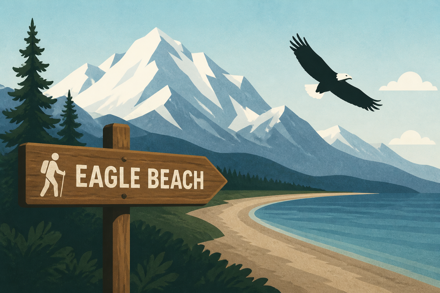 Take a hike into the wild on Alaska's Eagle Beach