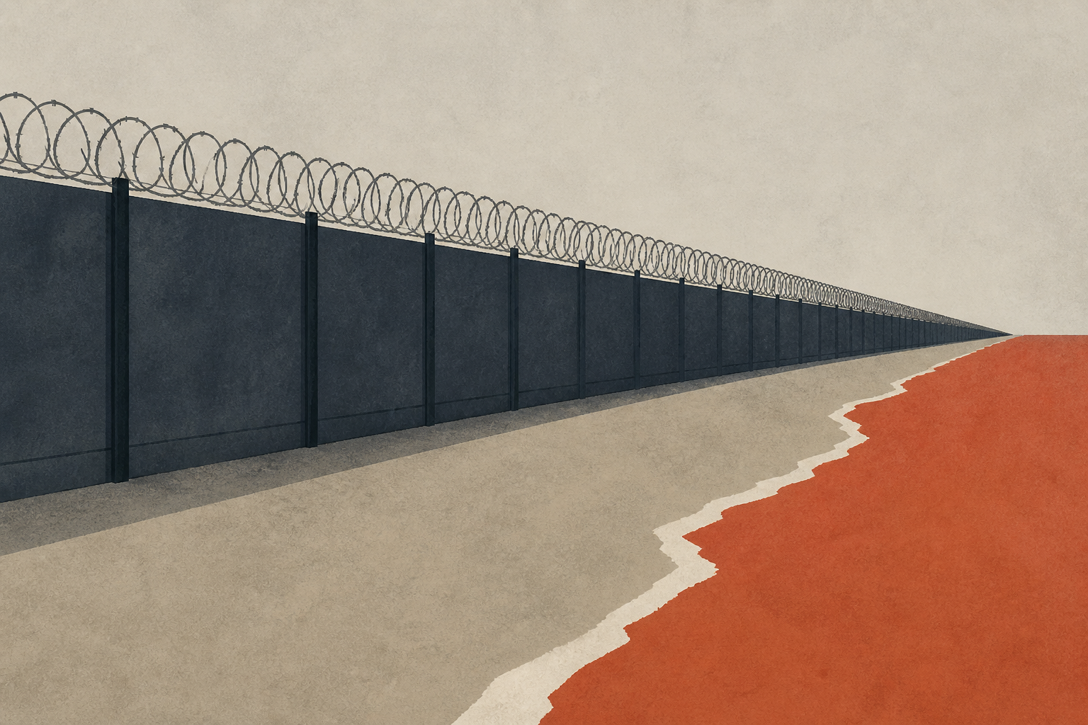 kilometer fence along Russian border — Meduza