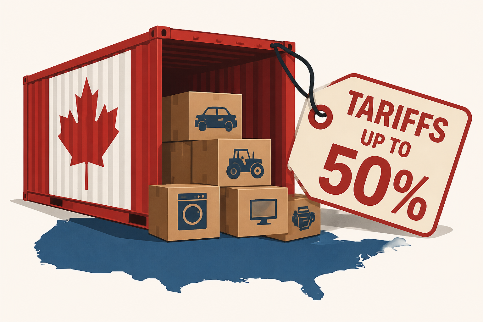 Canada tariffs up to 50% come into effect on $27.6 billion U.S. goods