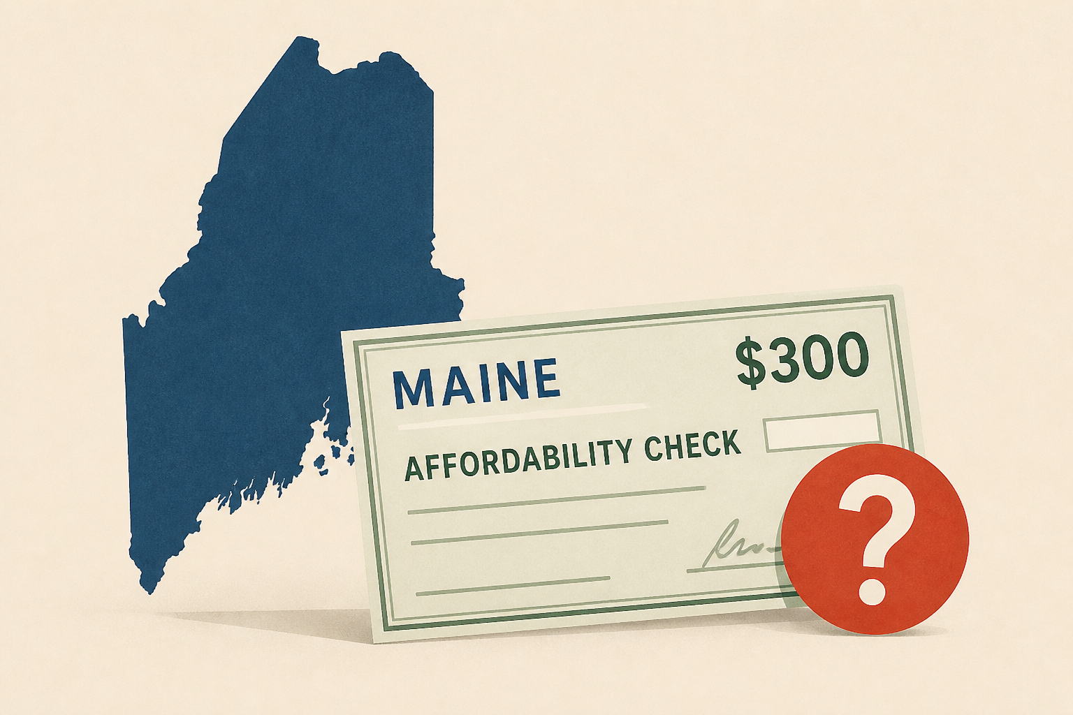 Didn’t get your Maine $300 affordability check? This might be why.