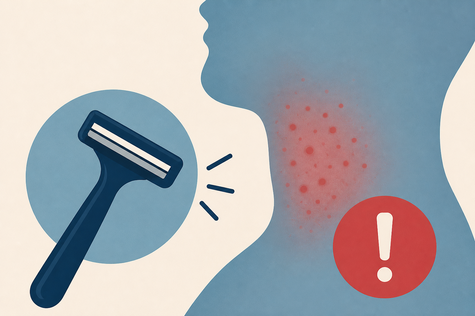 I got a nasty skin condition from shaving