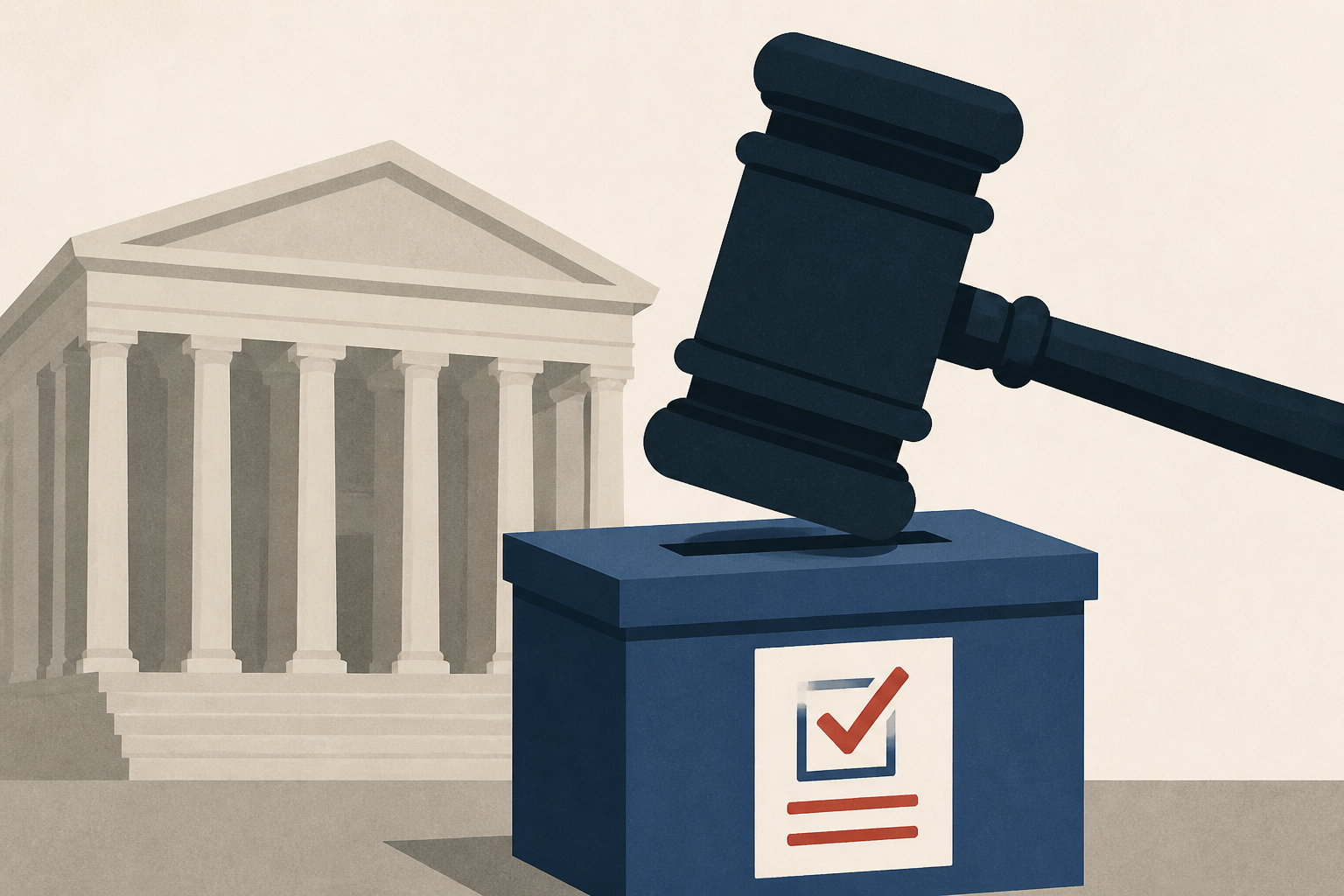 The Supreme Court will choose soon whether Trump can illegally take over elections