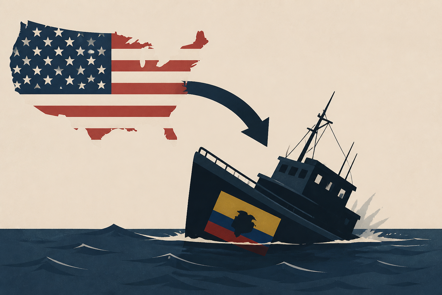 US sinks Ecuadorian vessel it says was linked to Los Choneros