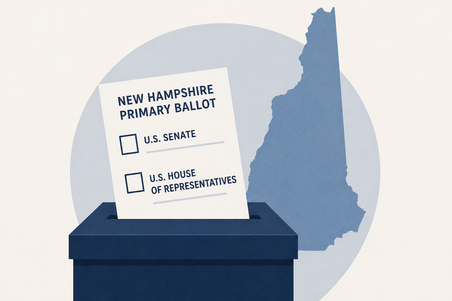 New Hampshire primary ballots feature open Senate and House seats