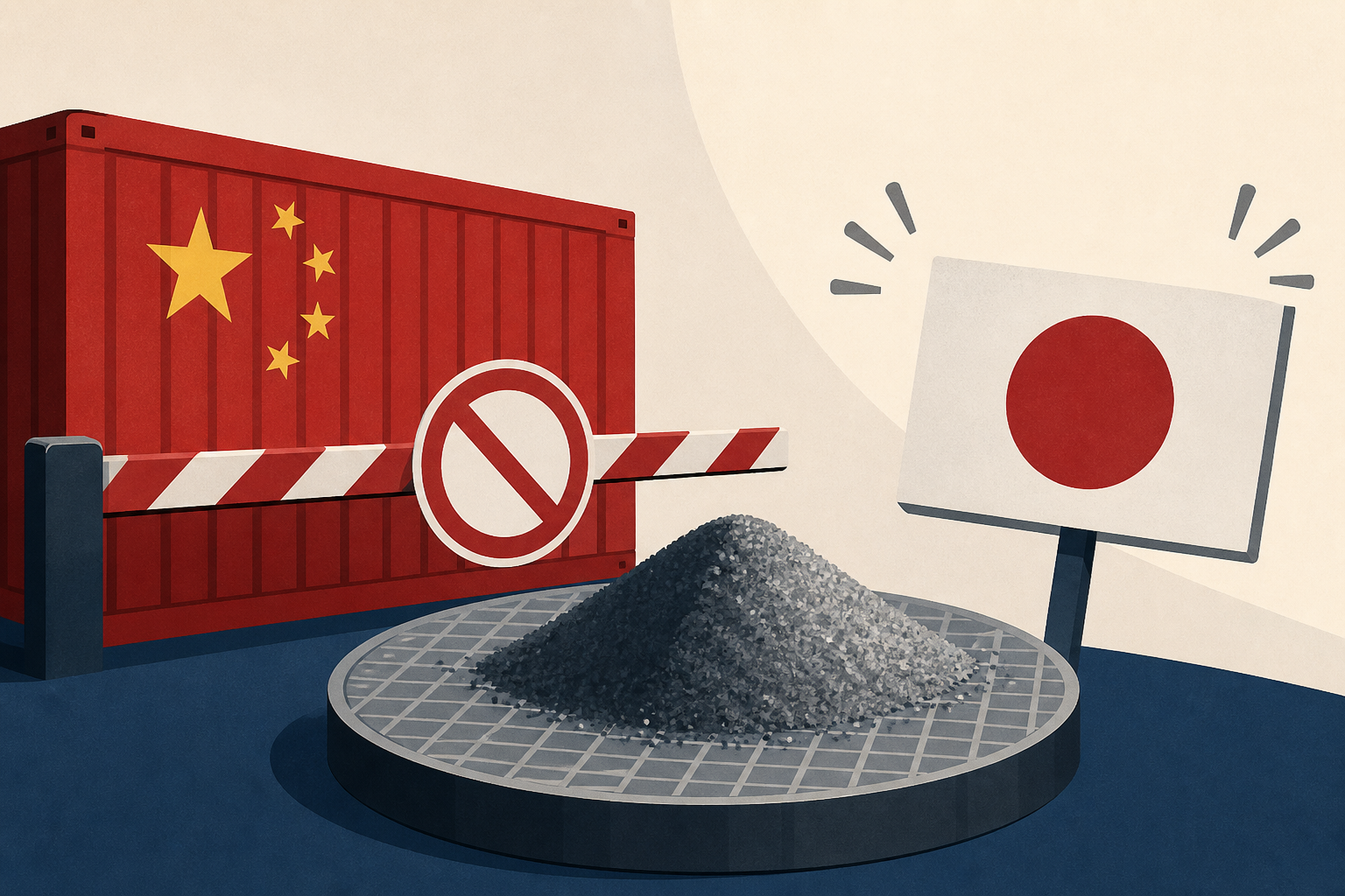 Chinese curbs on exports of key chipmaking material draw protests from Japan
