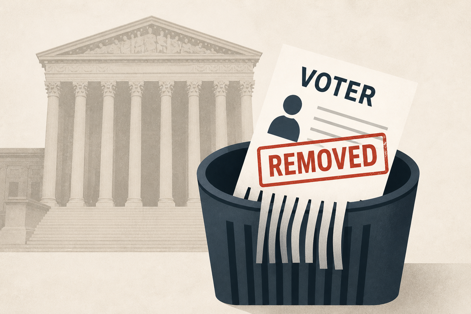 Trump asks Supreme Court to revive controversial system used for voter purges