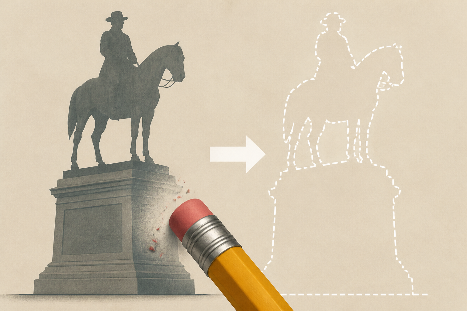 Trump Rewrites History With Shock Change on Confederate Statue