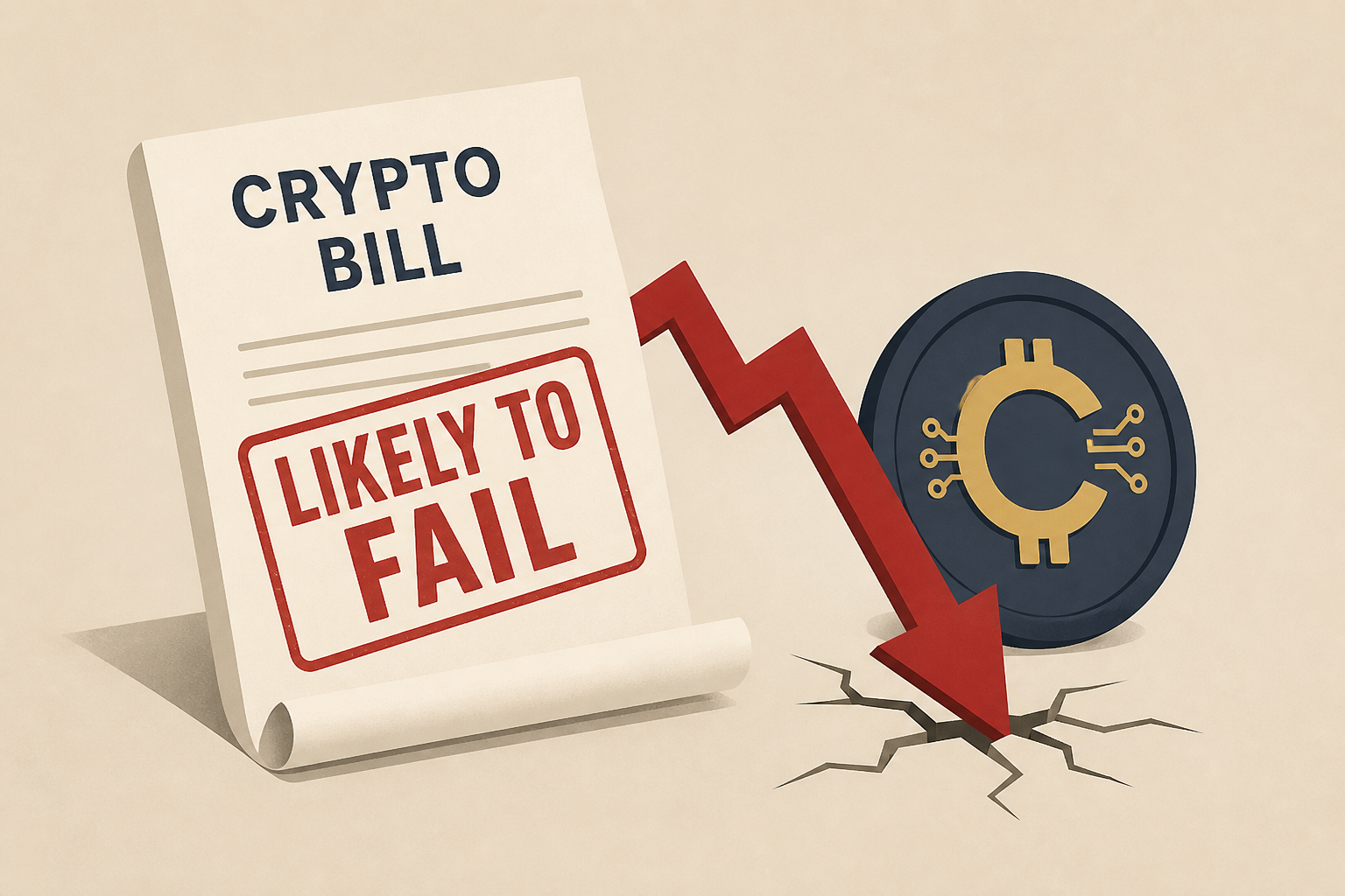 Senate Republicans say crypto bill likely to fail