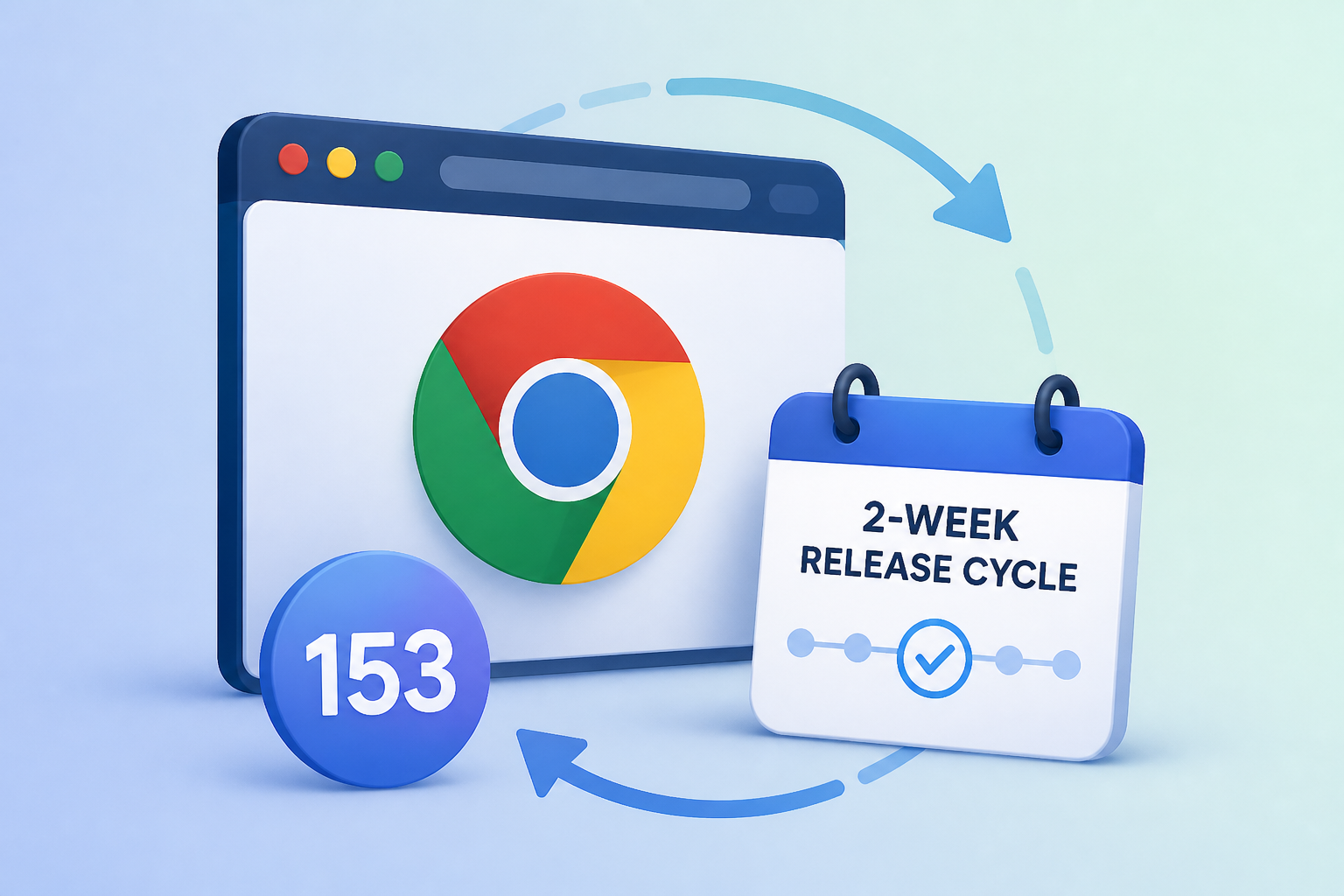Google Chrome starts two-week release cycle with version 153