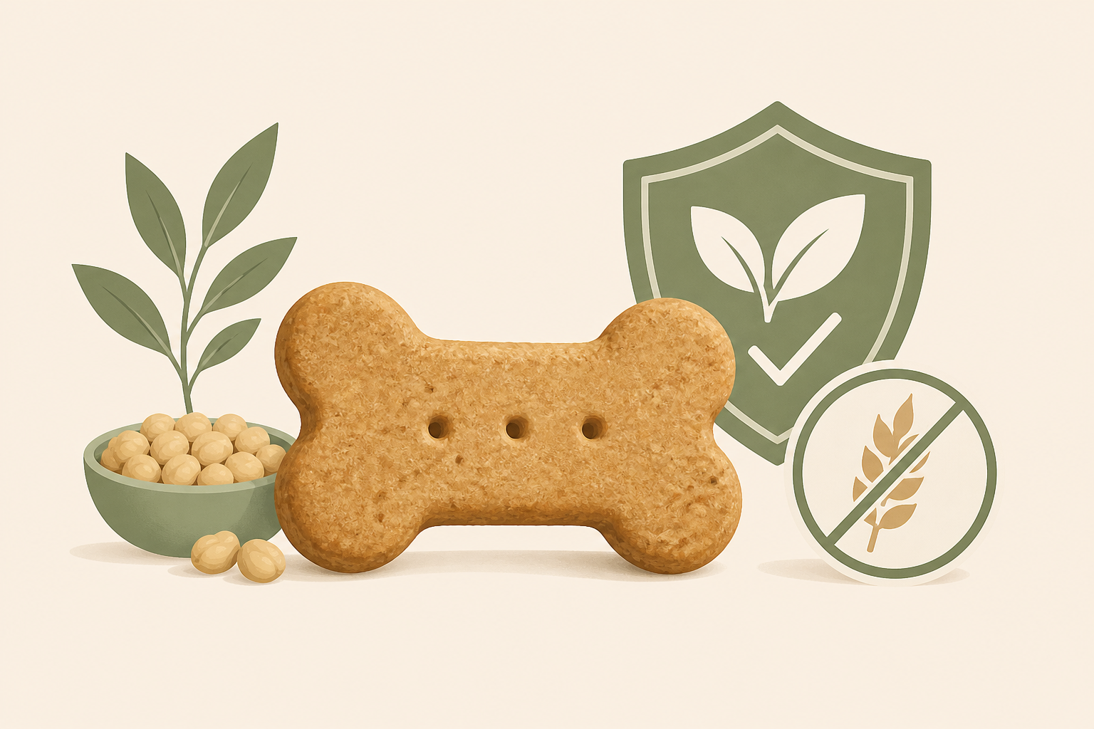 dog treat, allergy-friendly cookie
