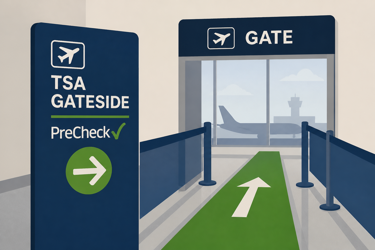 TSA Gateside lets PreCheck members reach gates at DFW Airport