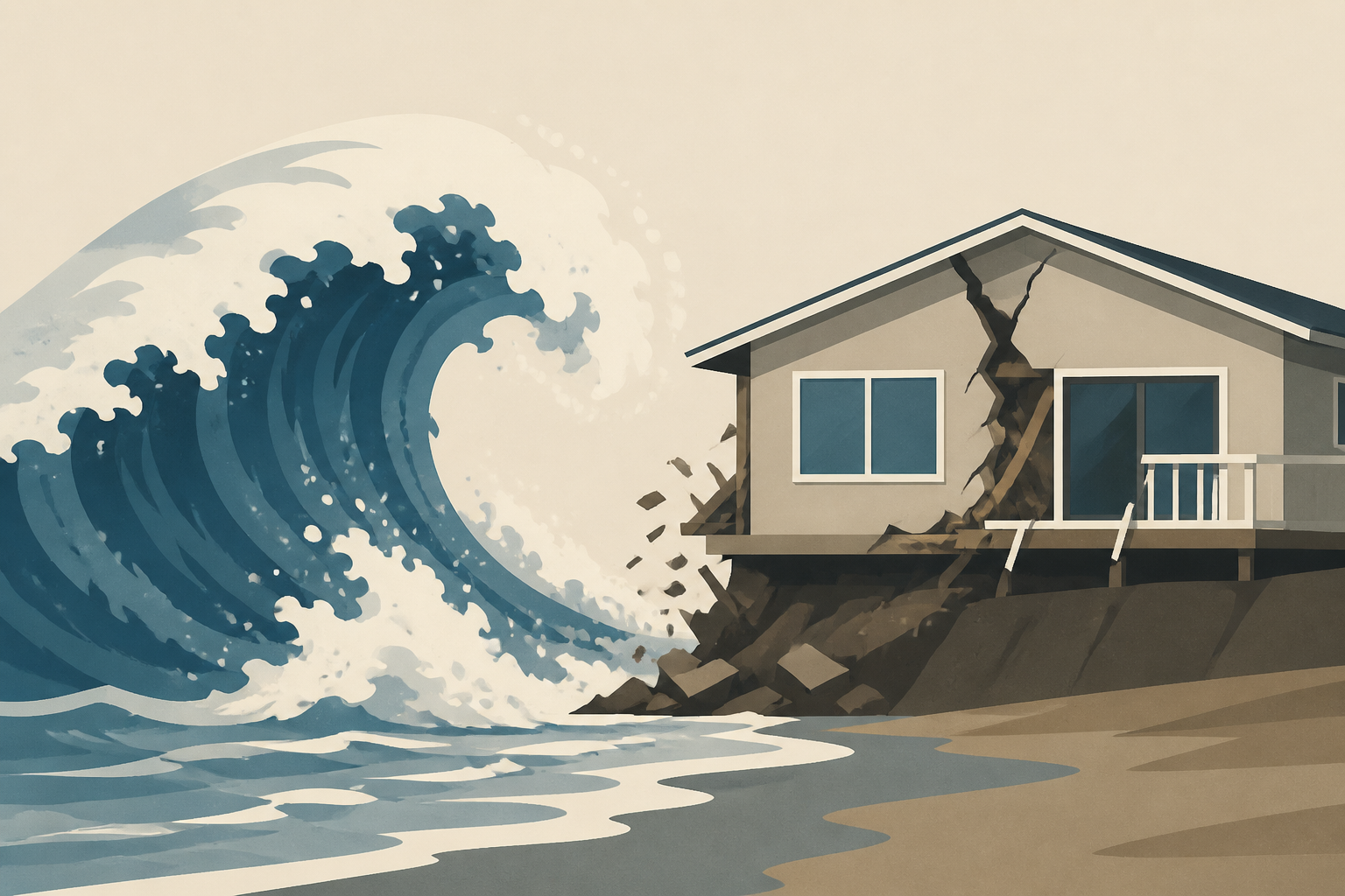 At least 14 homes damaged by powerful waves in Capistrano Beach in Dana Point